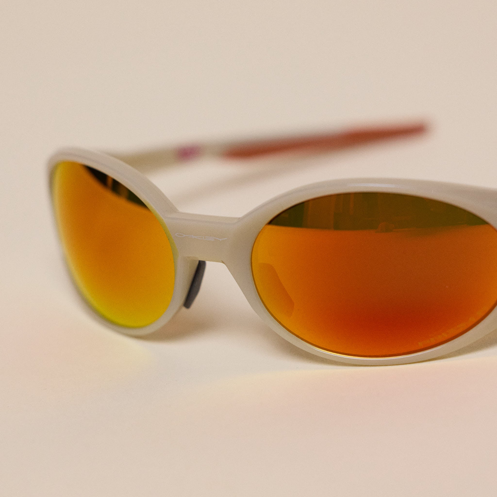 Oakley - "Eye Jacket" Redux Sunglasses - Sandstorm / Prizm Ruby Polarized