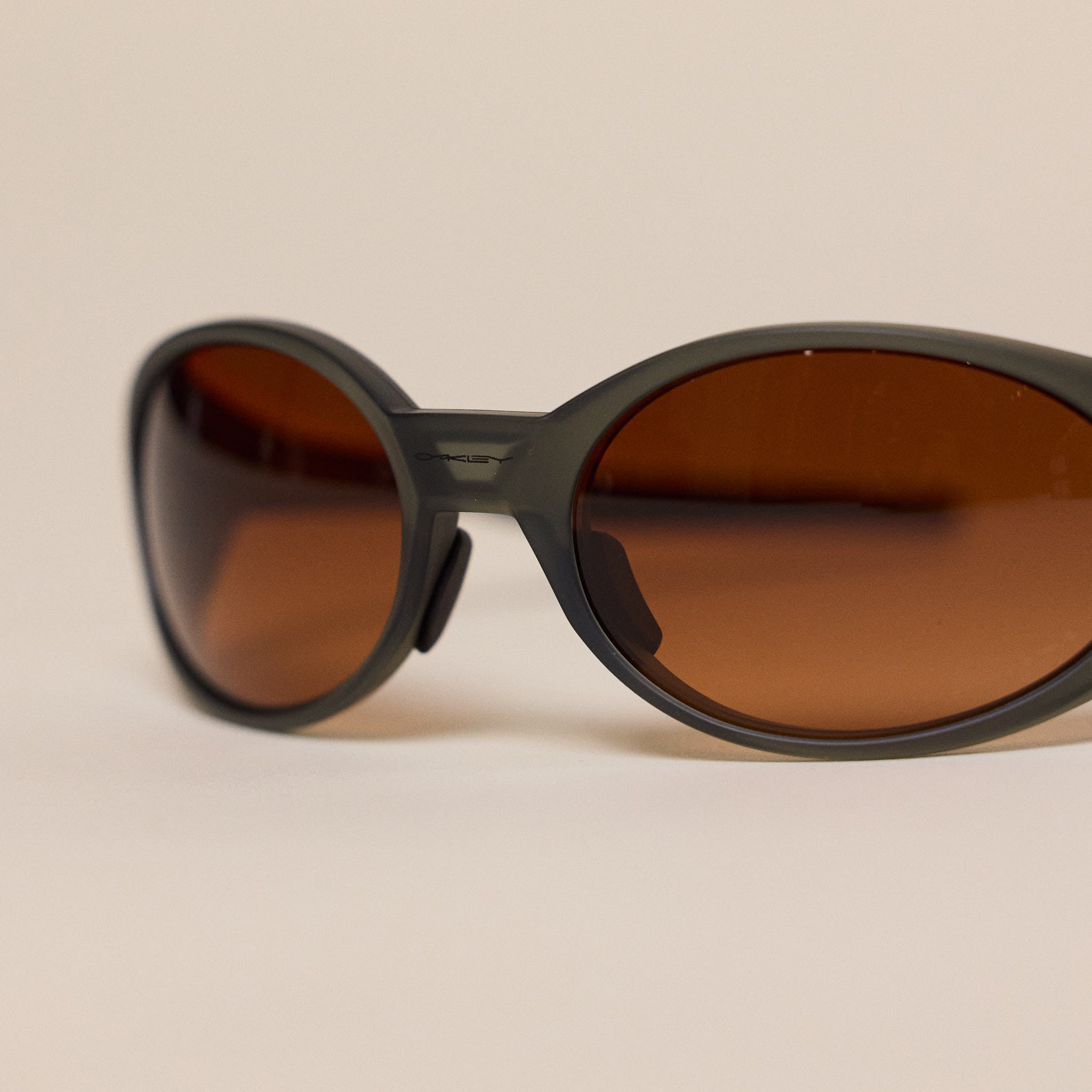 Oakley - "Eye Jacket" Redux Sunglasses - Matte Olive Ink / Prizm Bronze