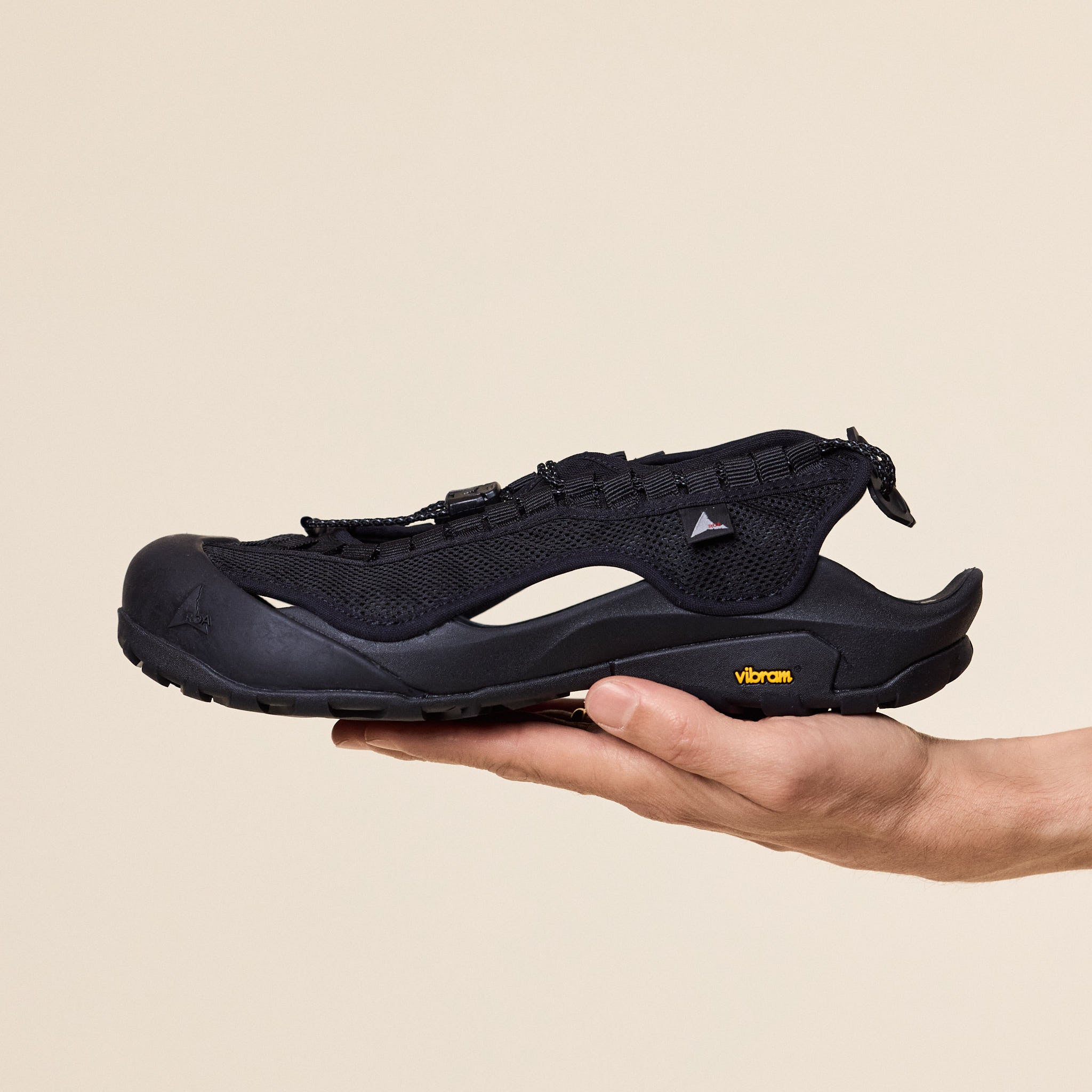 Roa Hiking - Army Weaved Sports Sandal - Black