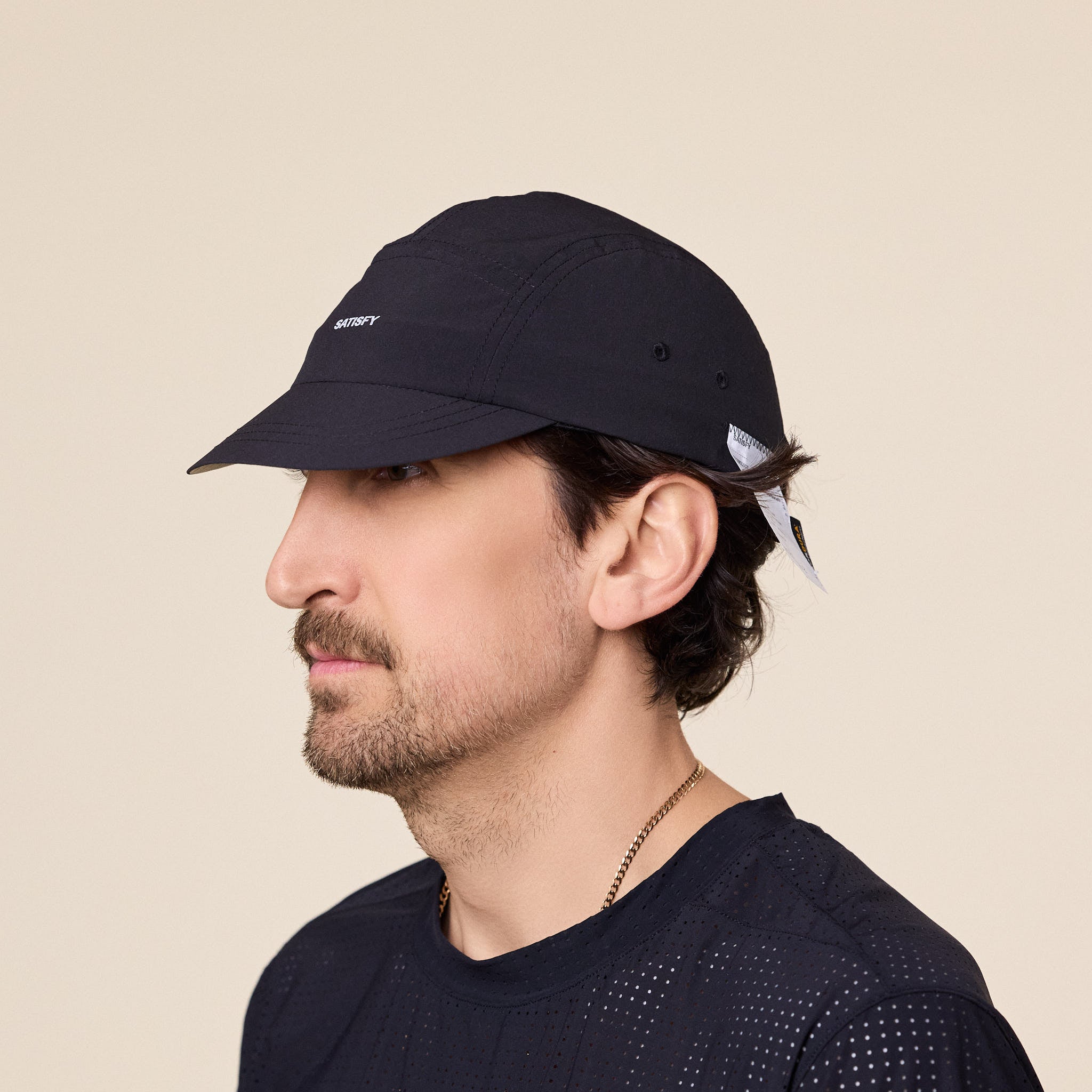Satisfy Running - Peaceshell Cordura Trail Cap - Black | T.T.O.O