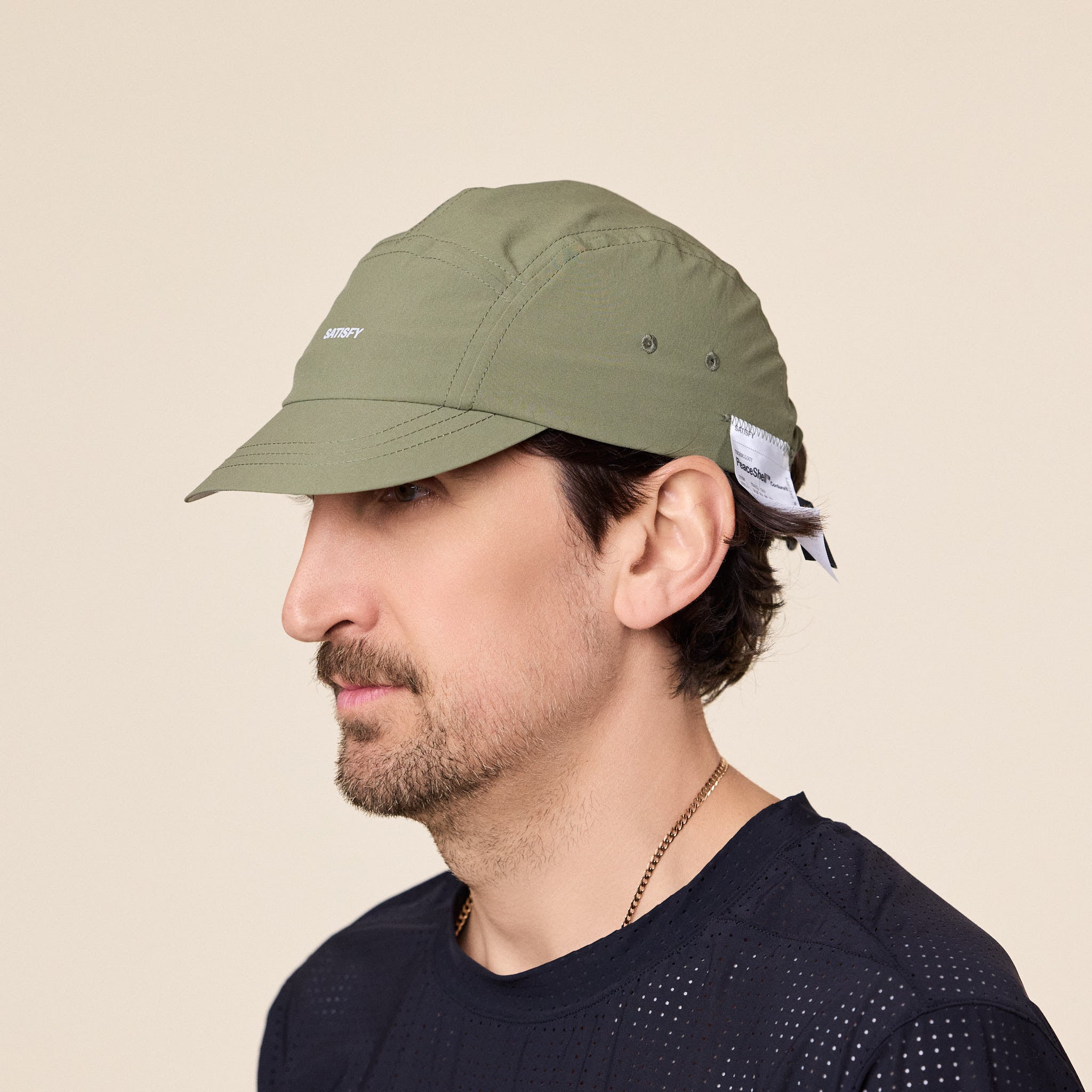ウォーキング・ランニングウェア satisfy Running Cap Satisfy Running - Peaceshell Cordura Trail Cap - Tea | T.T.O.O