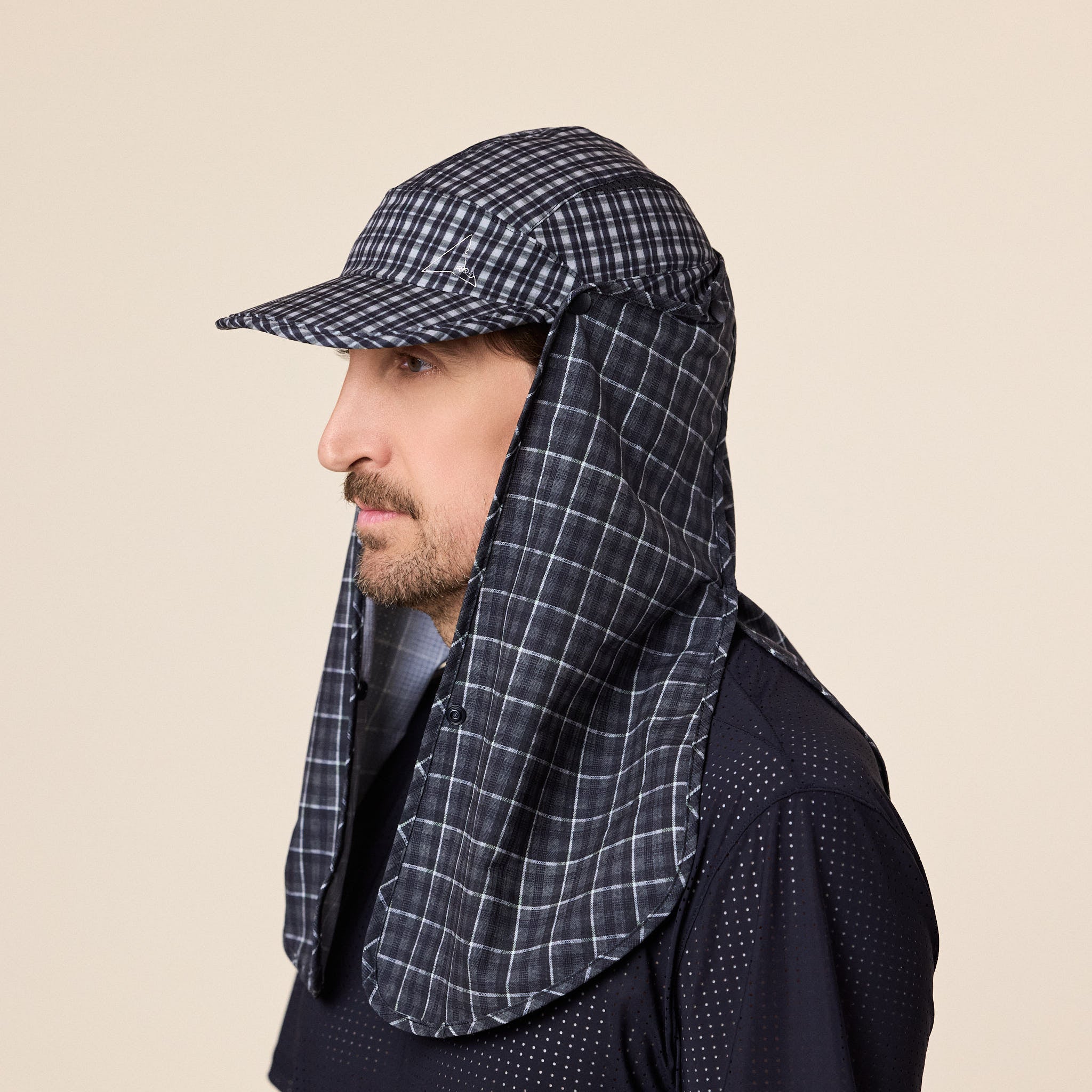 Roa Hiking - Aair Floweave Desert Cap - Anthracite Check