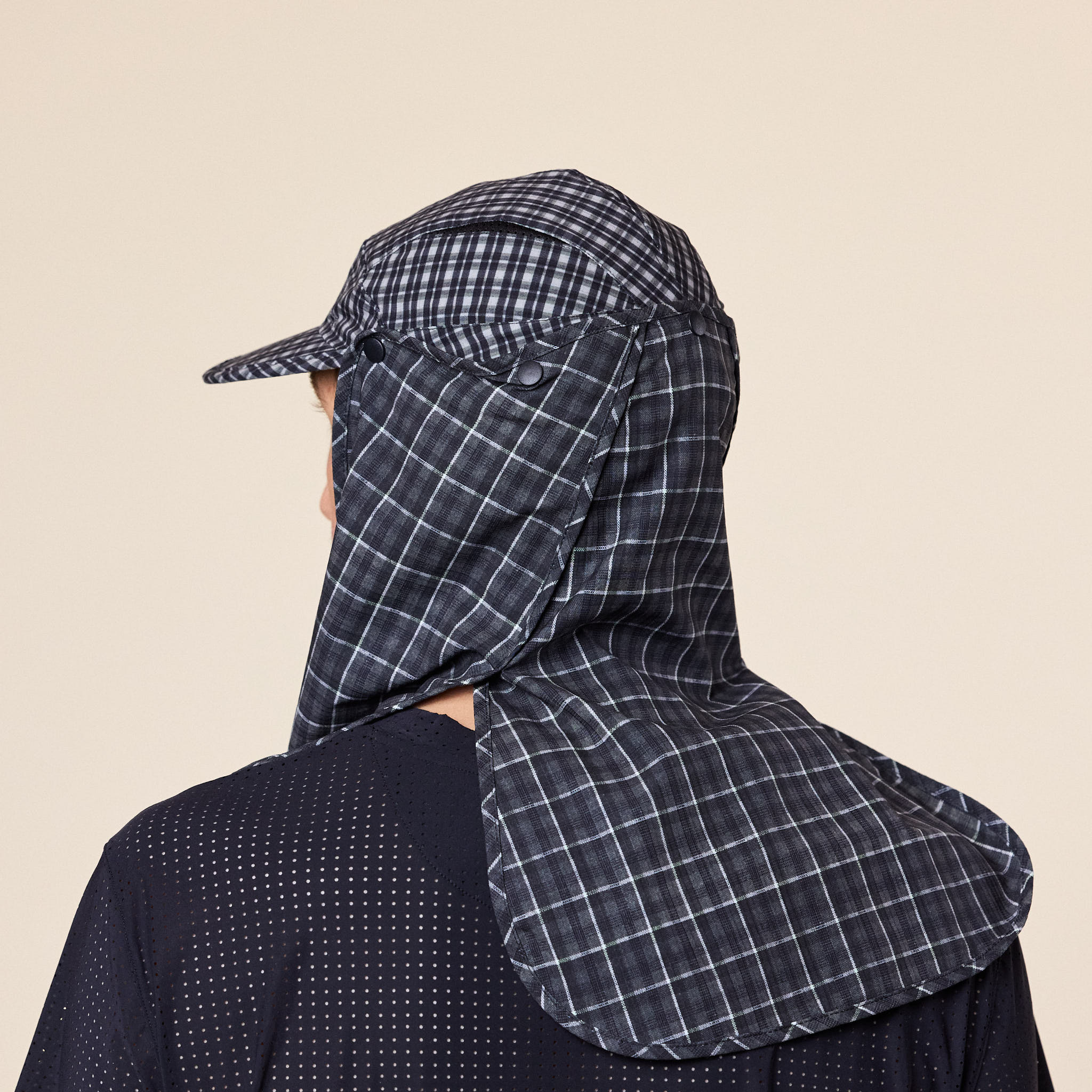 Roa Hiking - Aair Floweave Desert Cap - Anthracite Check