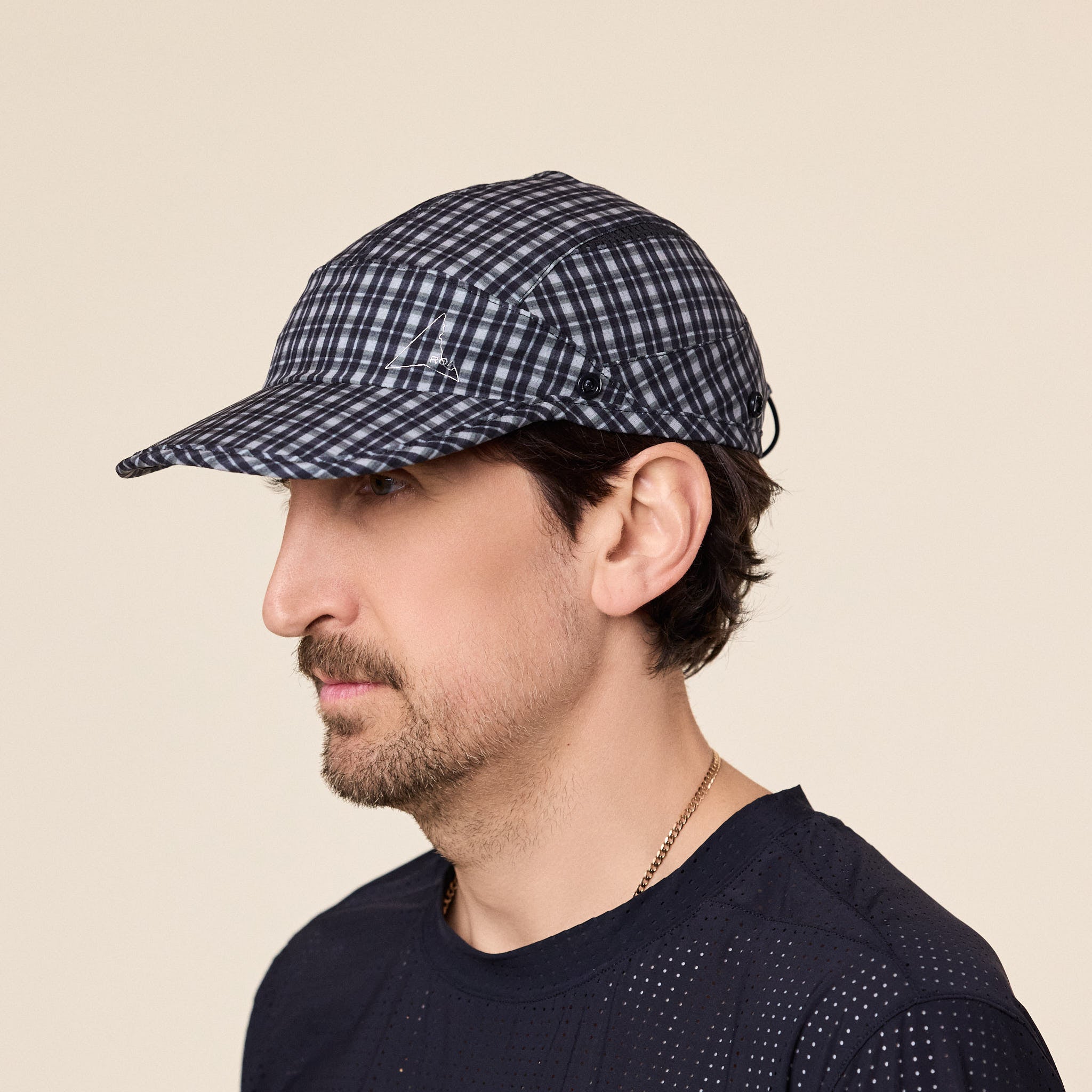 Roa Hiking - Aair Floweave Desert Cap - Anthracite Check