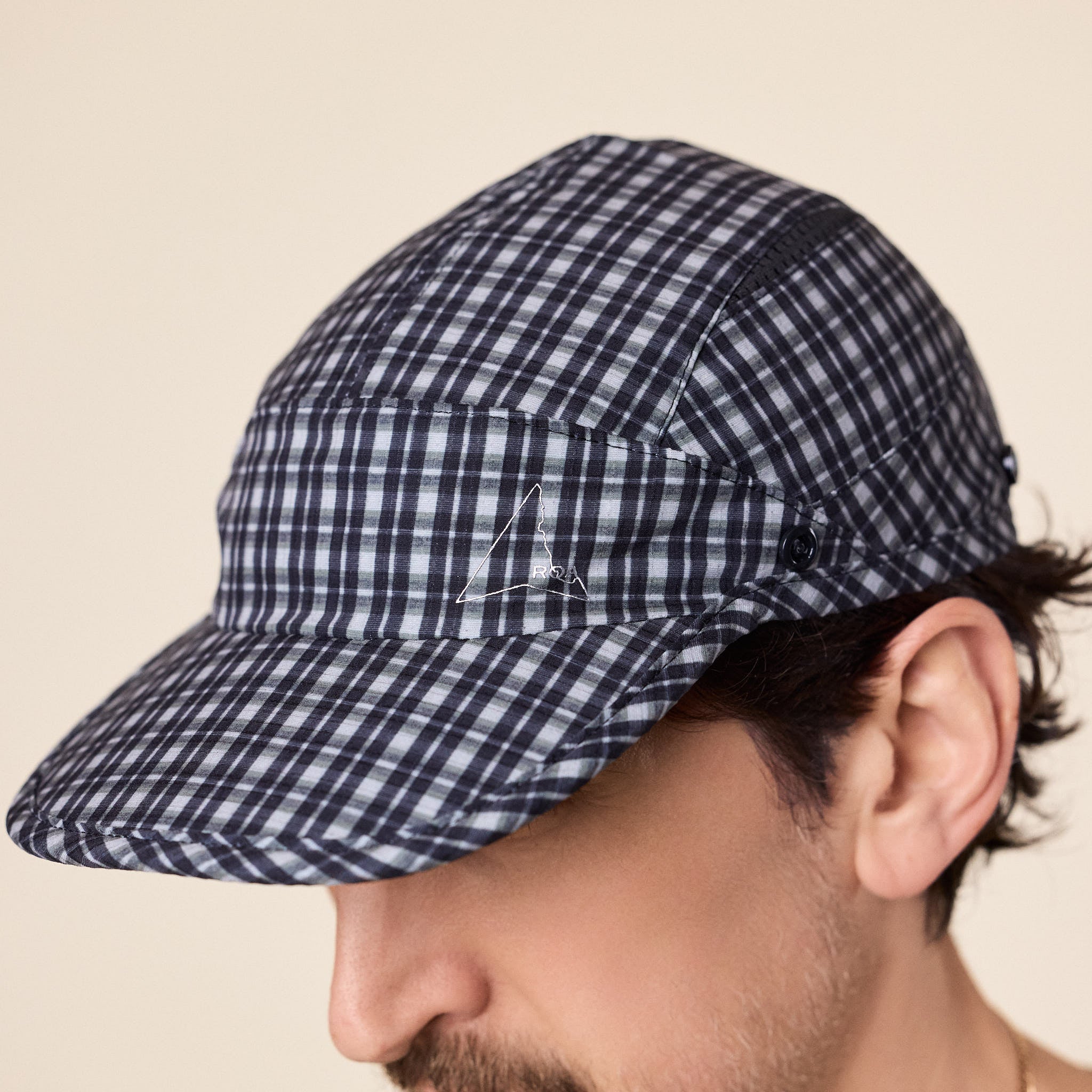 Roa Hiking - Aair Floweave Desert Cap - Anthracite Check