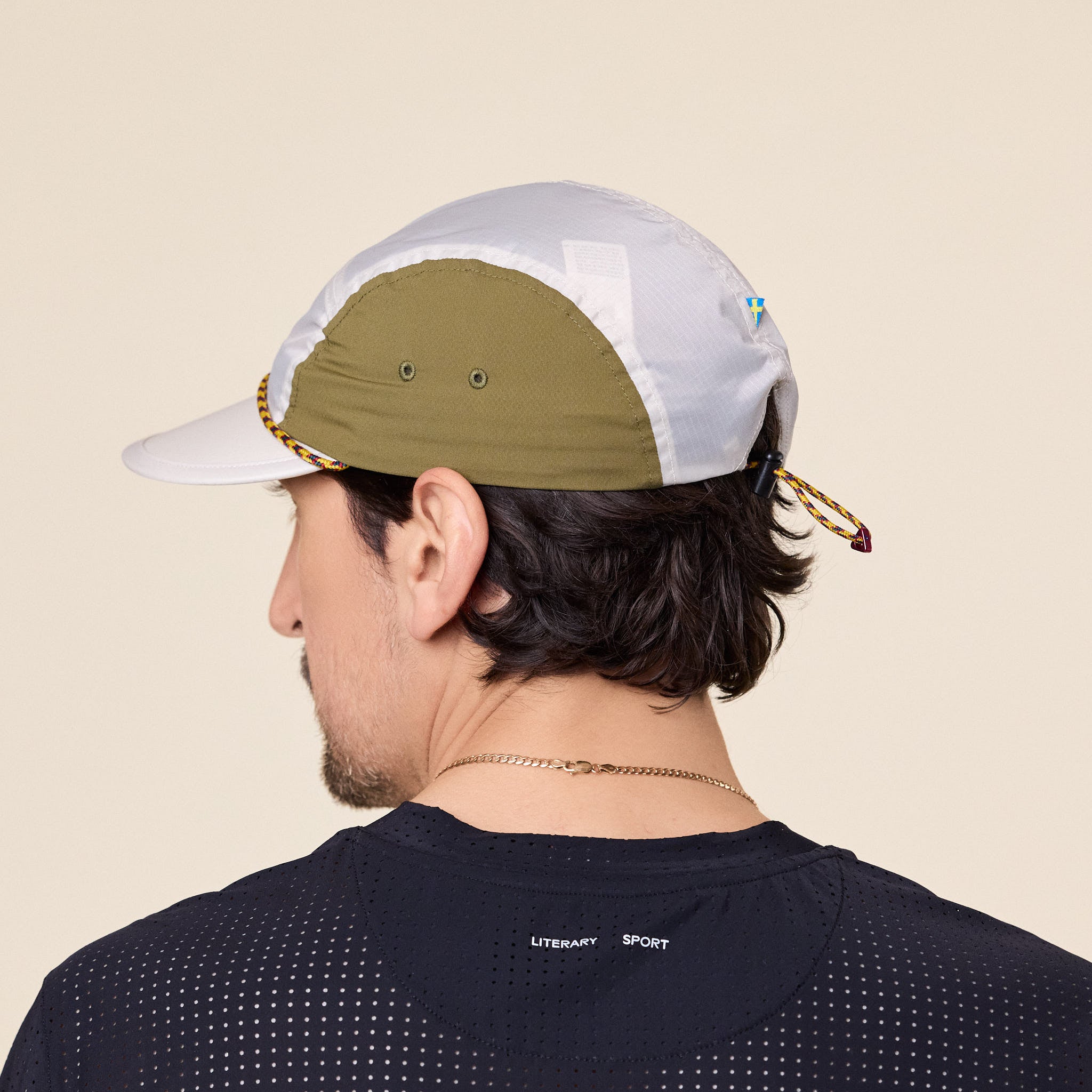 Klättermusen - Runa Five Panel Cap - Putty Grey / Olive