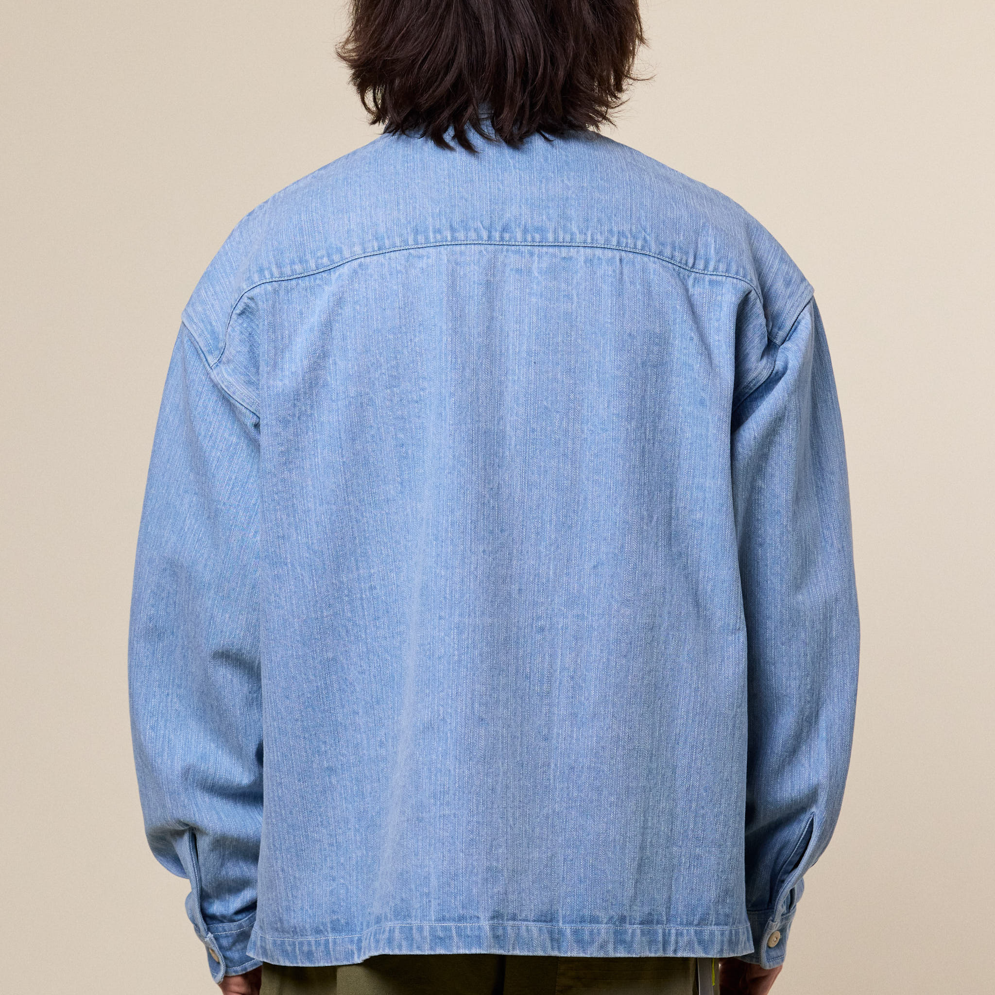 Earth / Studies - MS-109 Research Shirt - Washed Denim