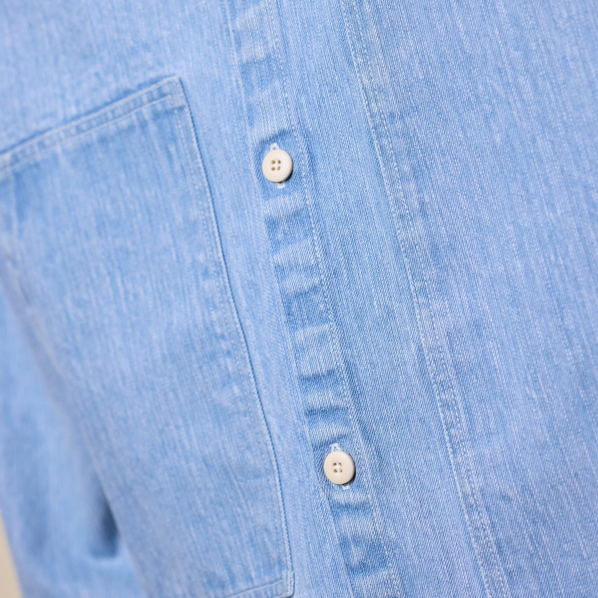 Earth / Studies - MS-109 Research Shirt - Washed Denim