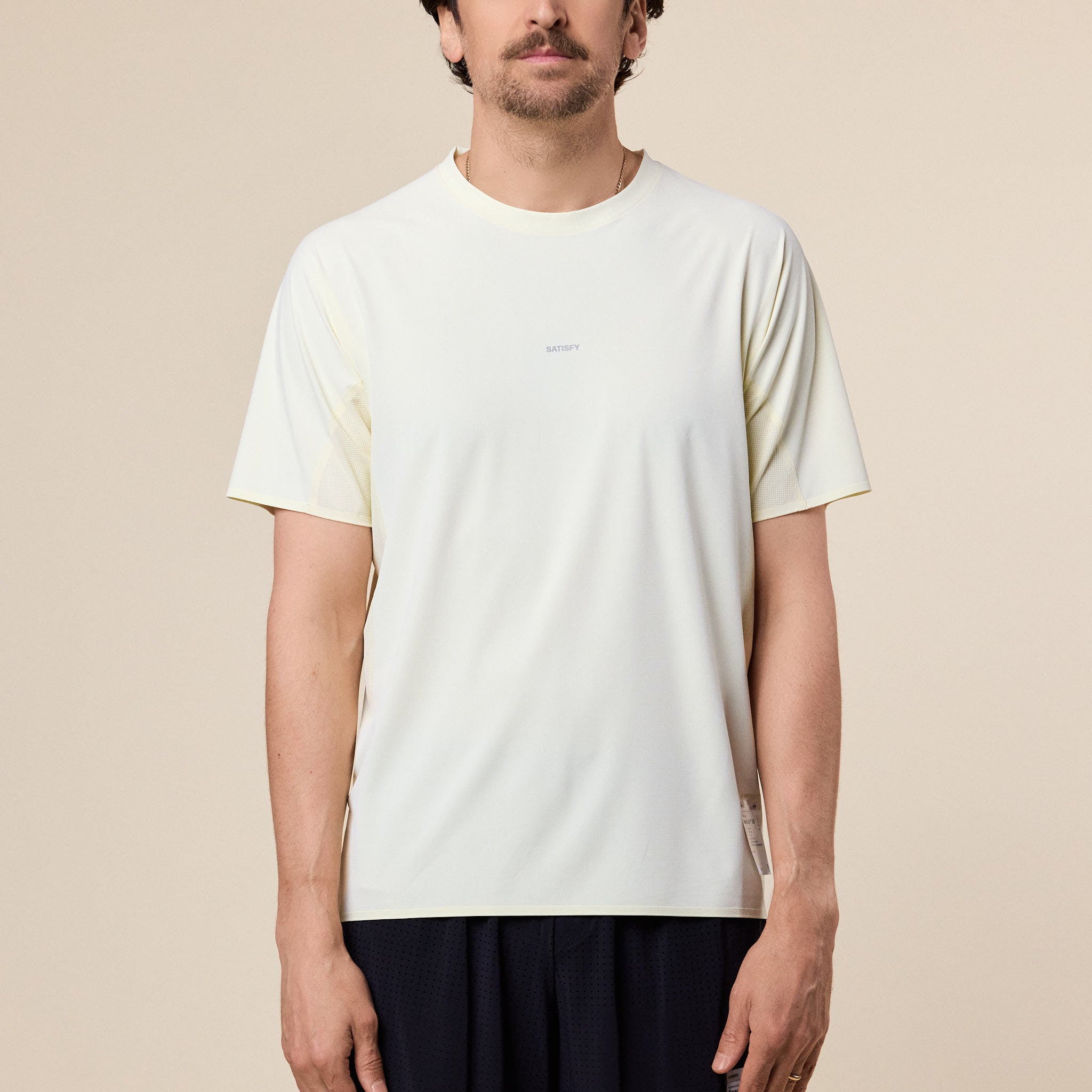 Satisfy Running - AuraLite™ UV T-Shirt - Transparent Yellow