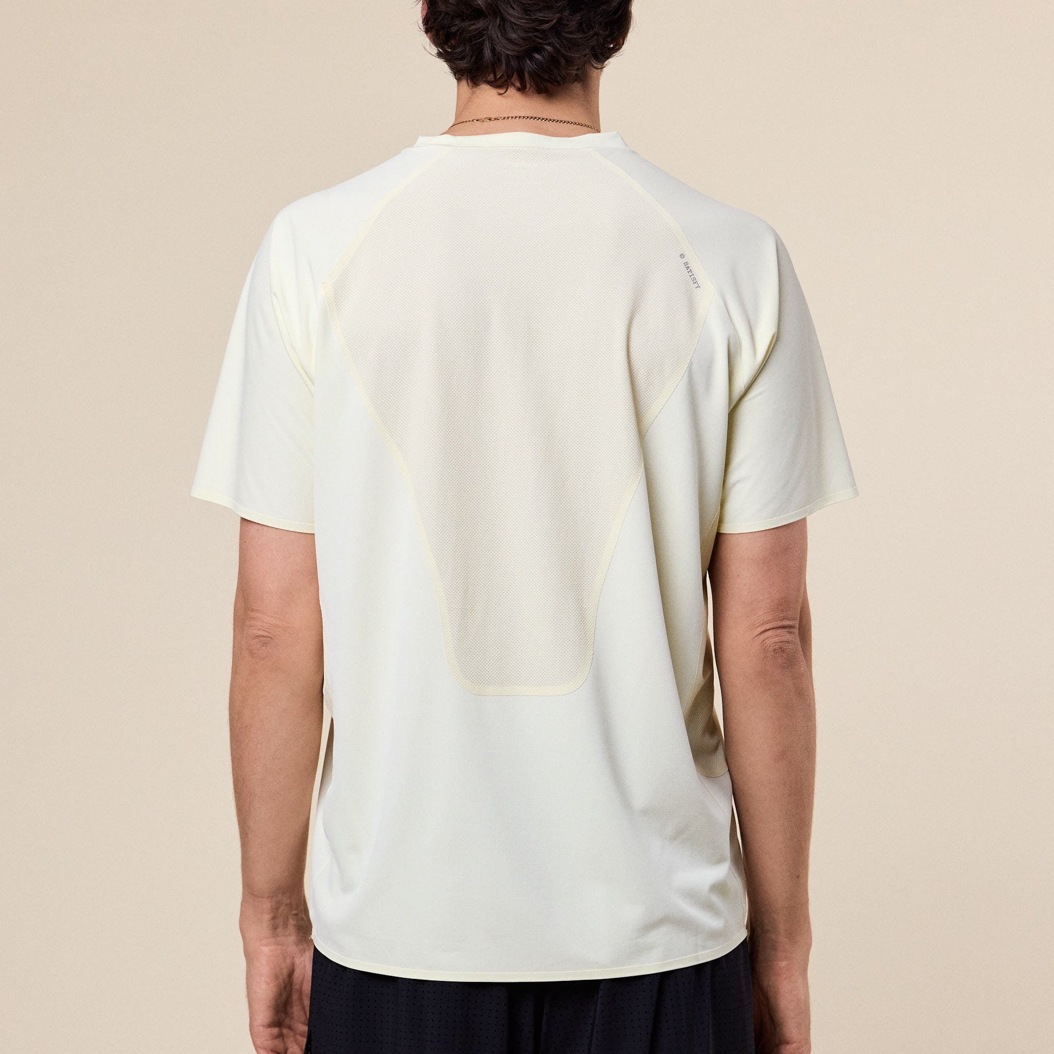Satisfy Running - AuraLite™ UV T-Shirt - Transparent Yellow