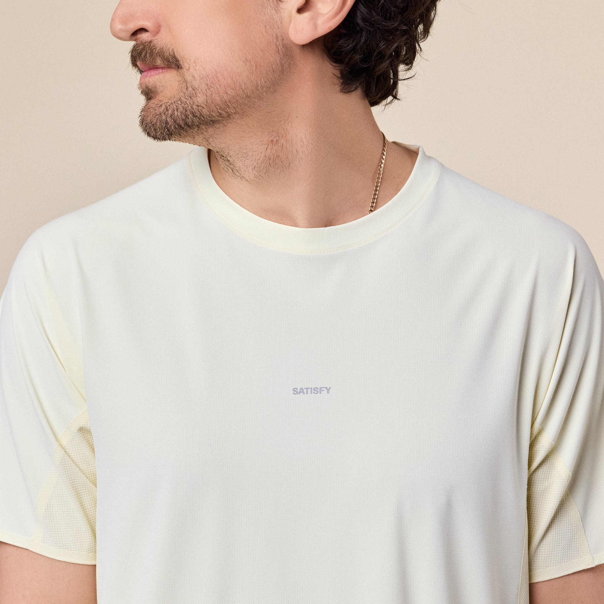 Satisfy Running - AuraLite™ UV T-Shirt - Transparent Yellow