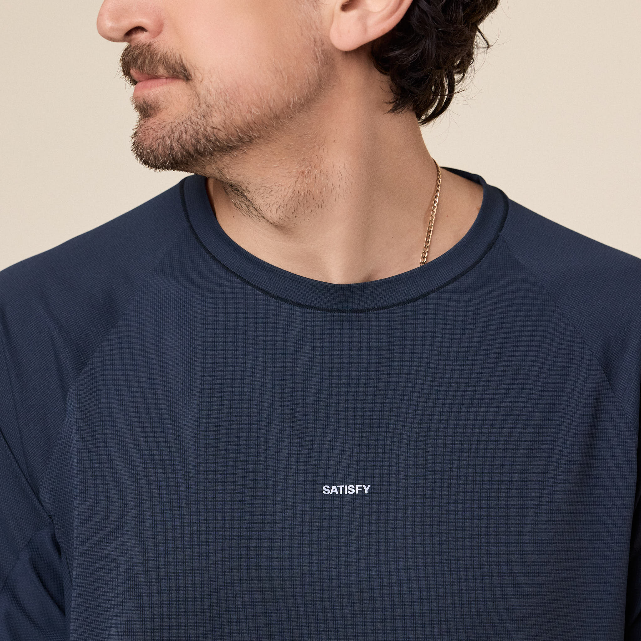 Satisfy Running - AuraLite™ UV Long Sleeve T-Shirt - Black