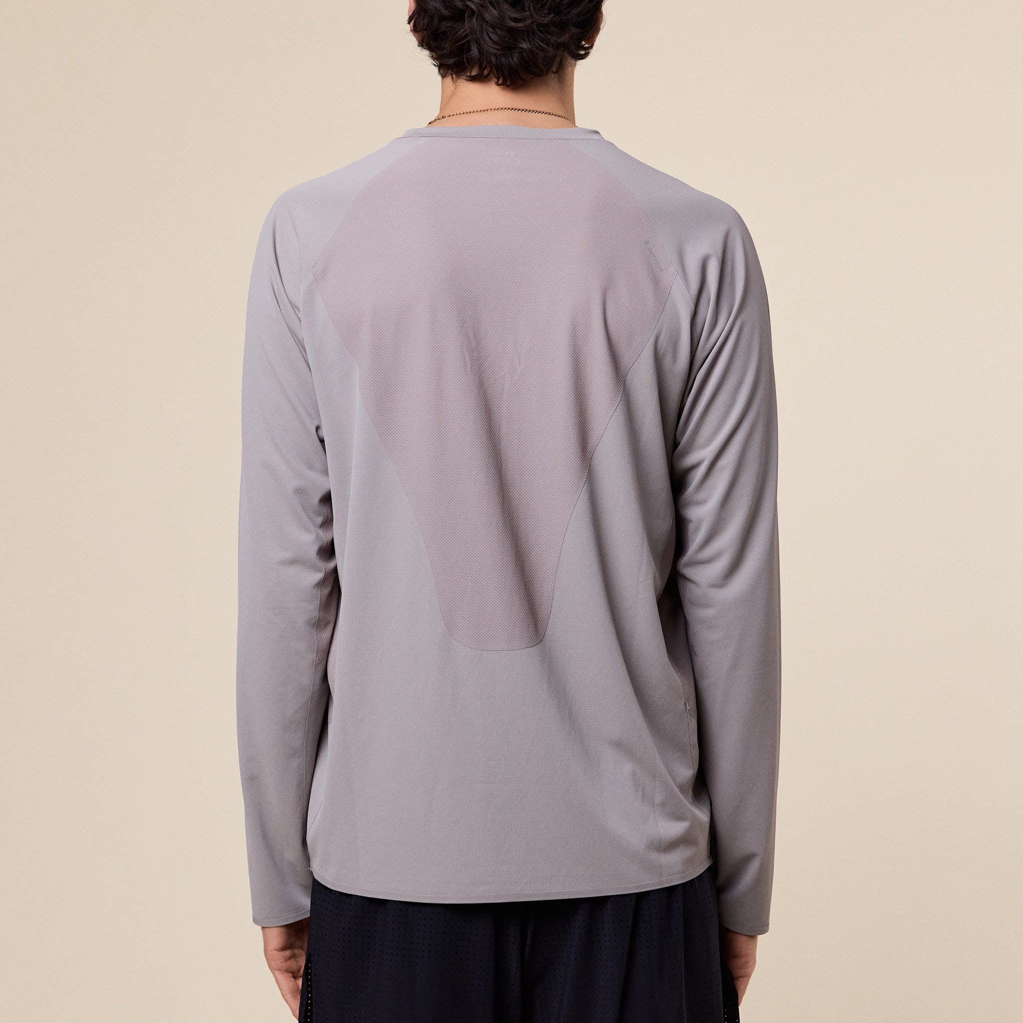 Satisfy Running - AuraLite™ UV Long Sleeve T-Shirt - Moon Rock