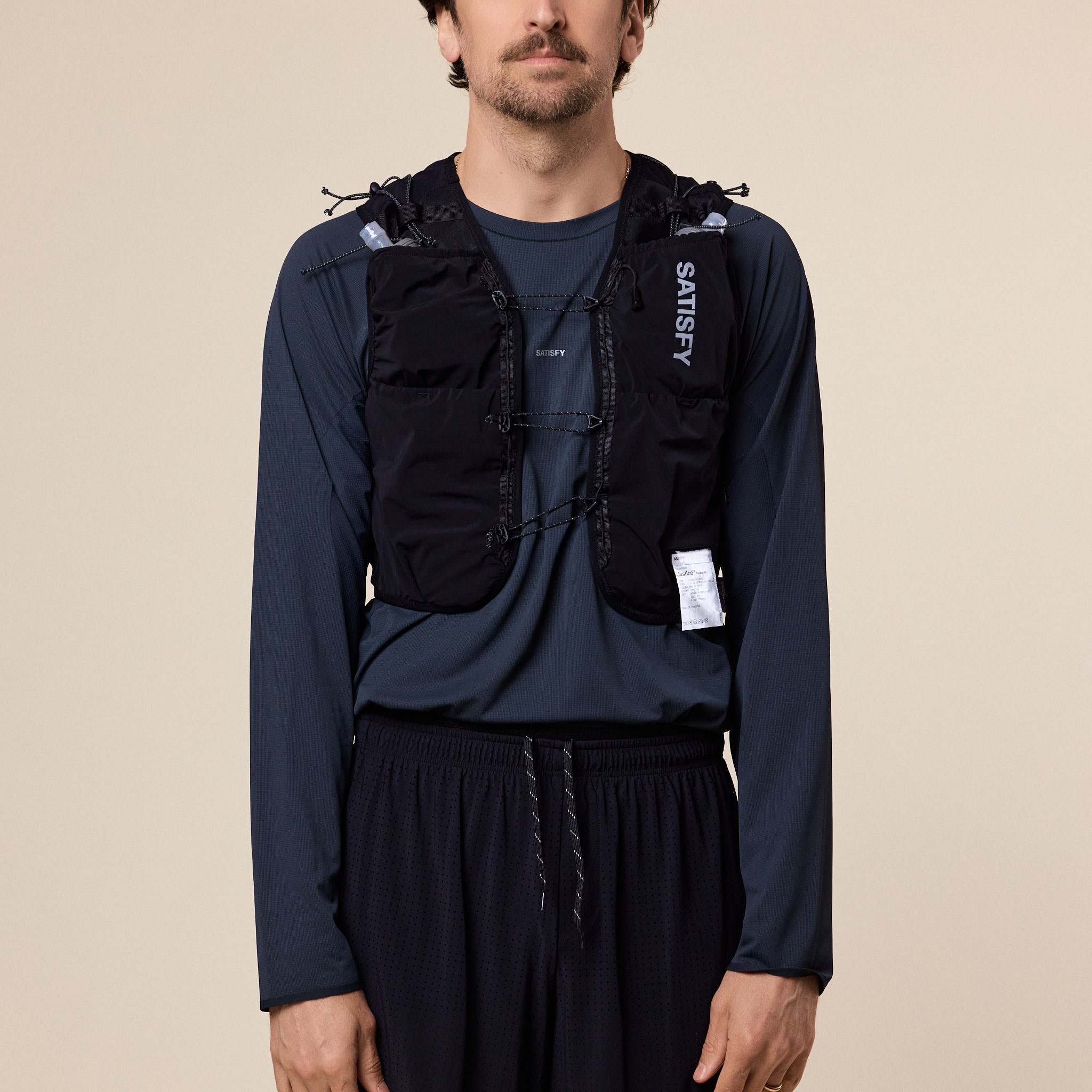 Satisfy Running - Justice™ Cordura® 5L Hydration Vest - Black