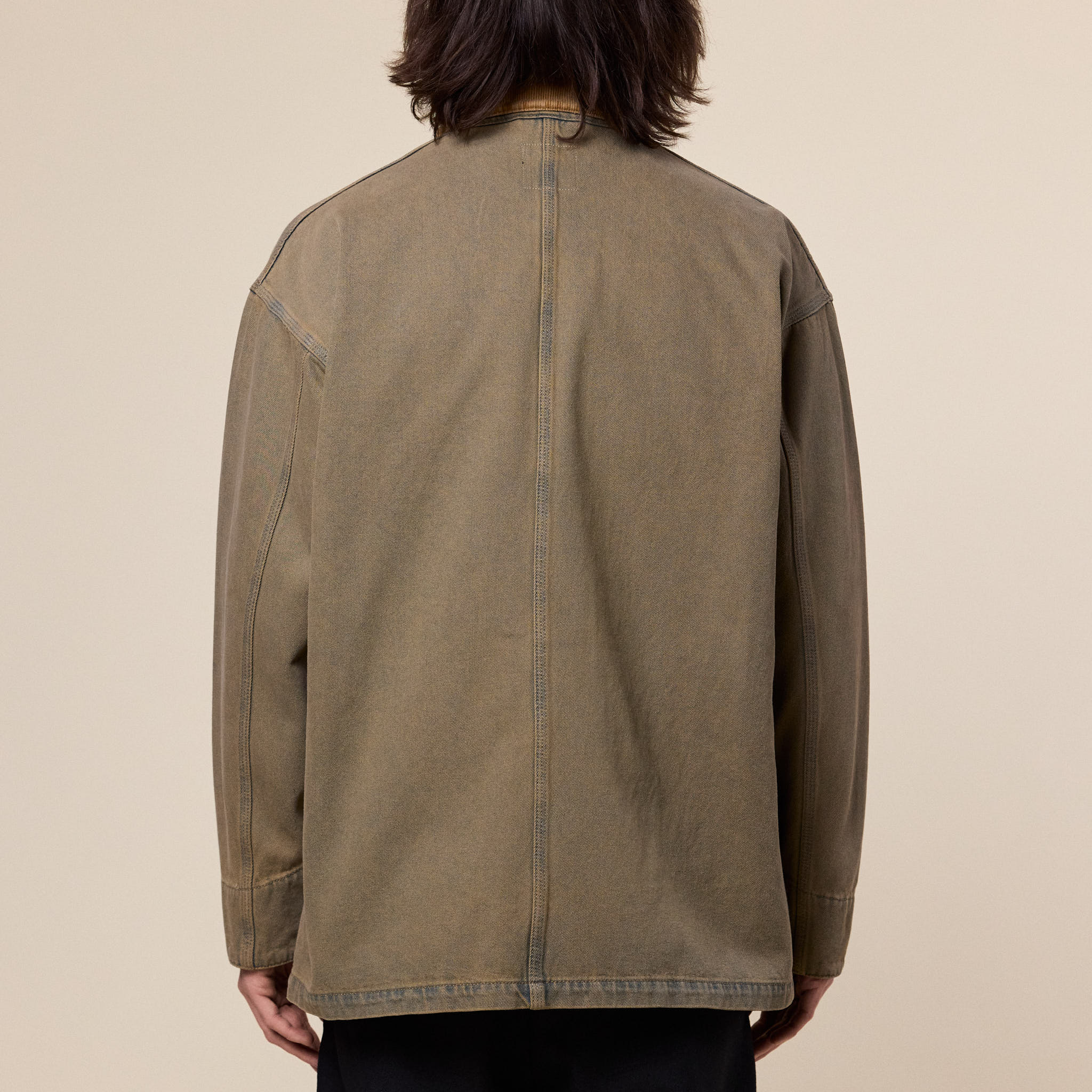 BEAMS - Faded Loose Cover-All Jacket - Fade Beige