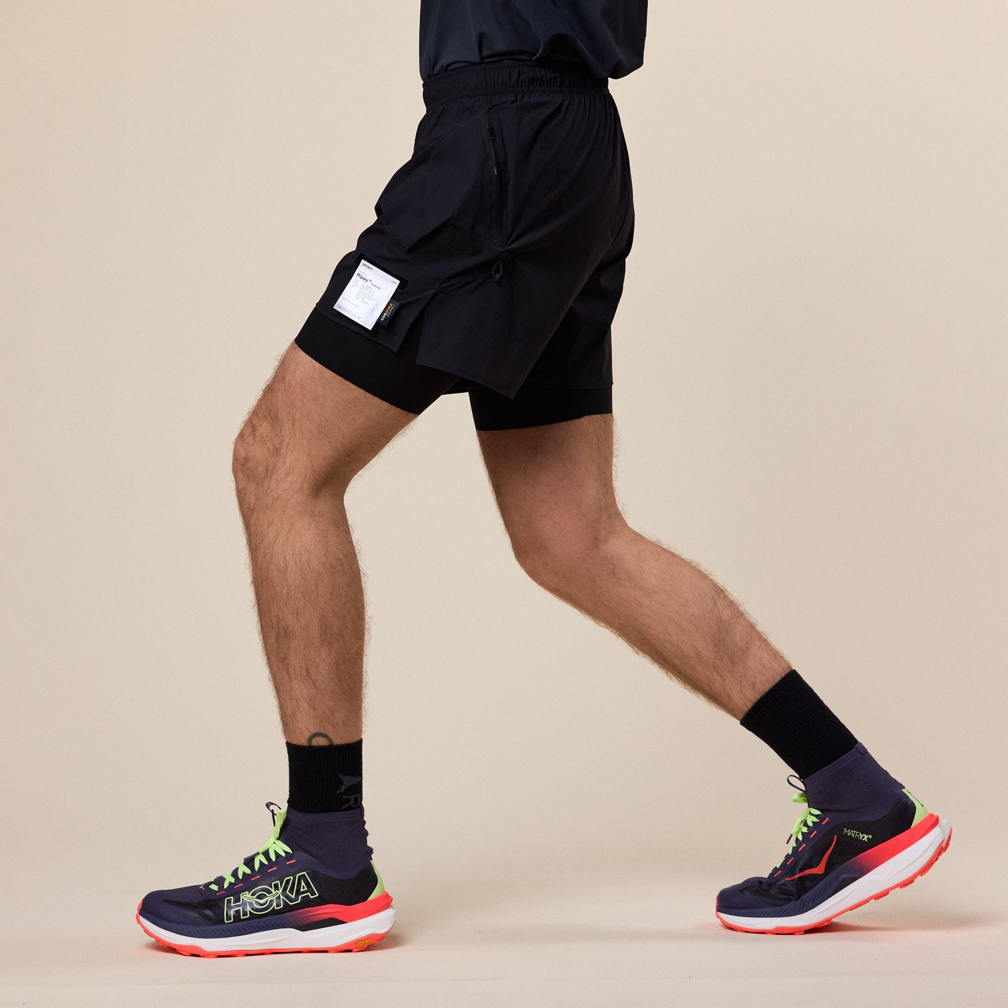 Satisfy Running - Rippy™ Cordura™ 5" Trail Shorts - Black