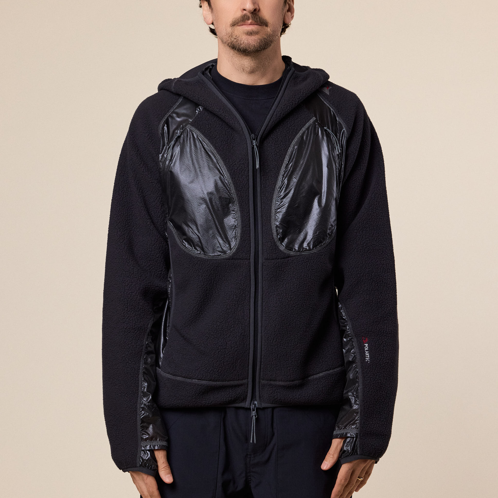 Roa Hiking - Ocular Polartec Pro Zip Up Hoodie - Black