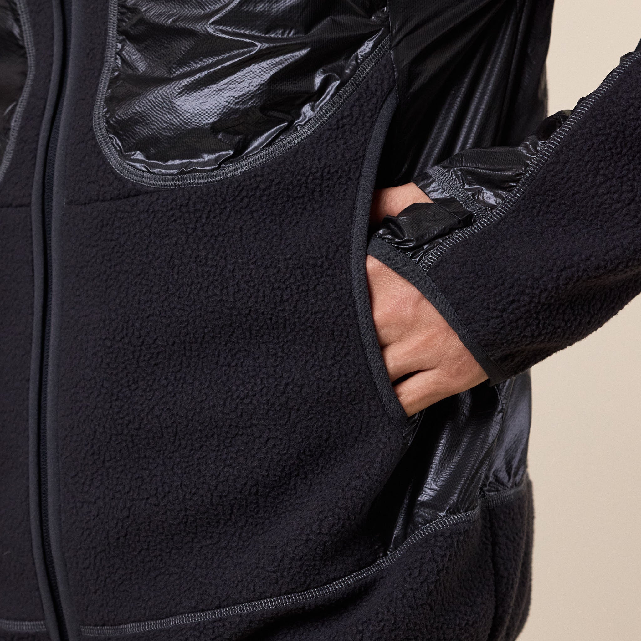 Roa Hiking - Ocular Polartec Pro Zip Up Hoodie - Black