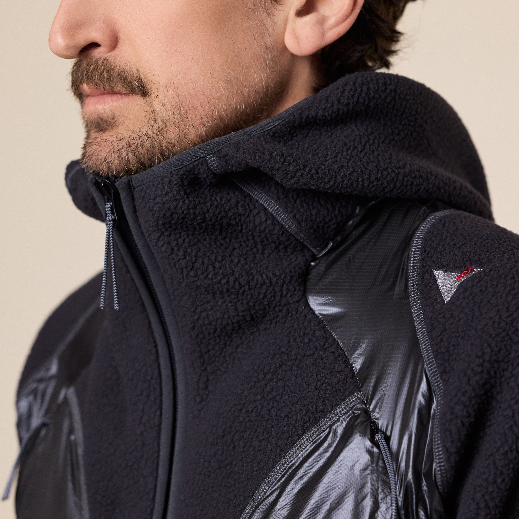 Roa Hiking - Ocular Polartec Pro Zip Up Hoodie - Black