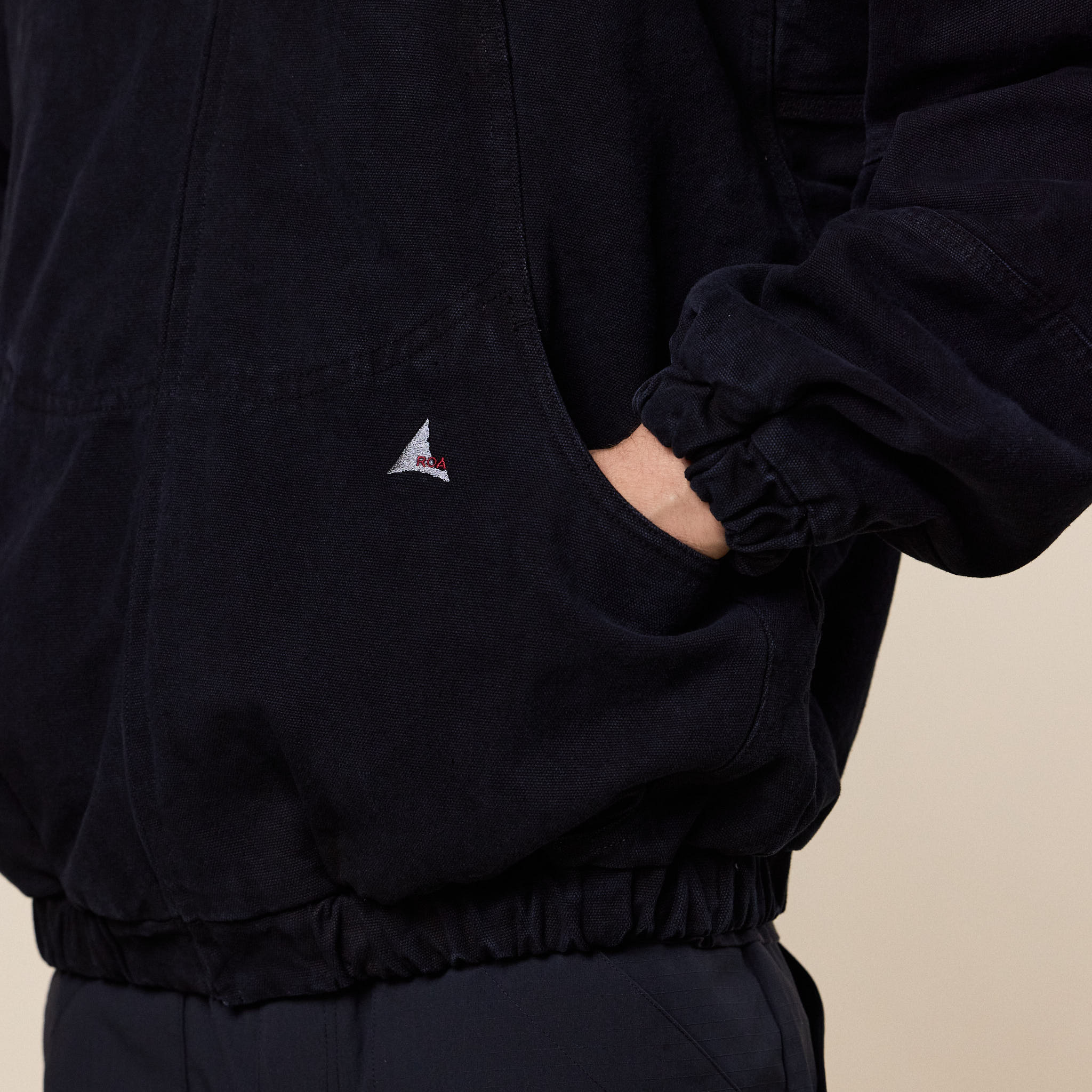 Roa Hiking - Ash Canvas Jacket - Washed Black