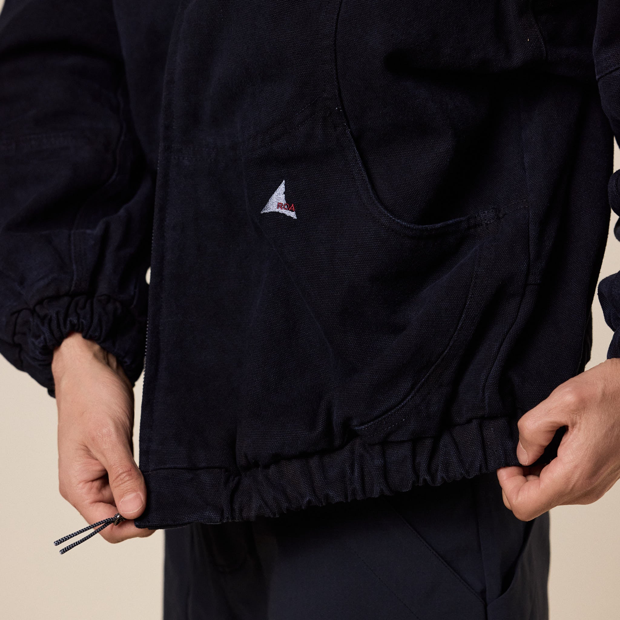 Roa Hiking - Ash Canvas Jacket - Washed Black