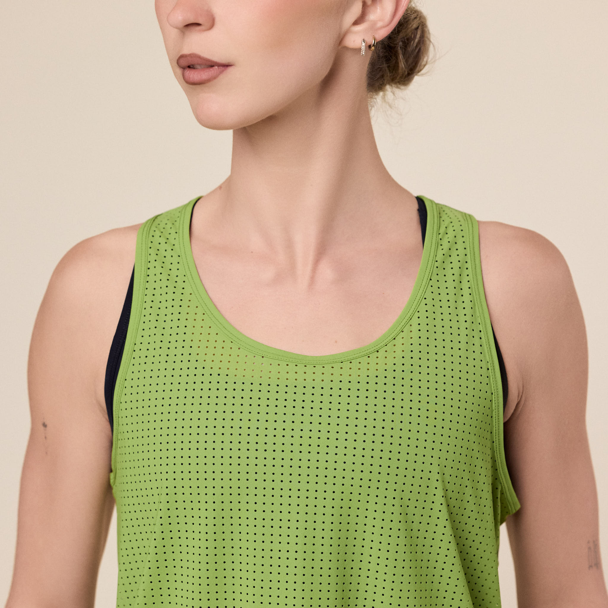 Literary Sport - Leni Run Tank / Vest - Verdant