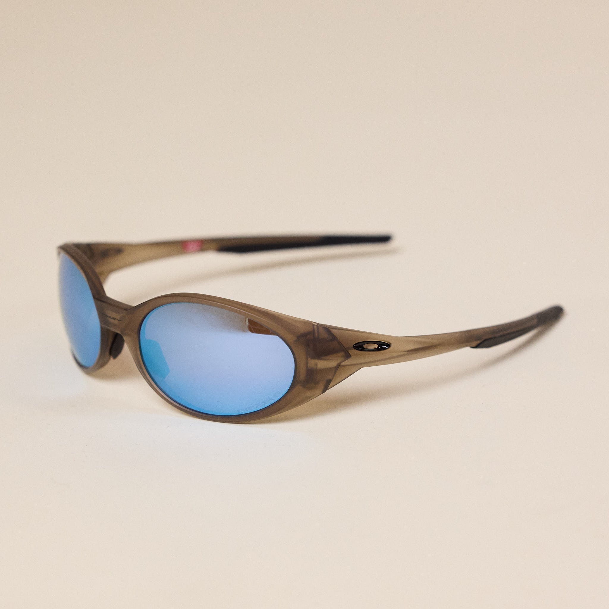 Oakley - "Eye Jacket" Redux Sunglasses - Matte Brown Smoke / Prizm Deep Water Polarized