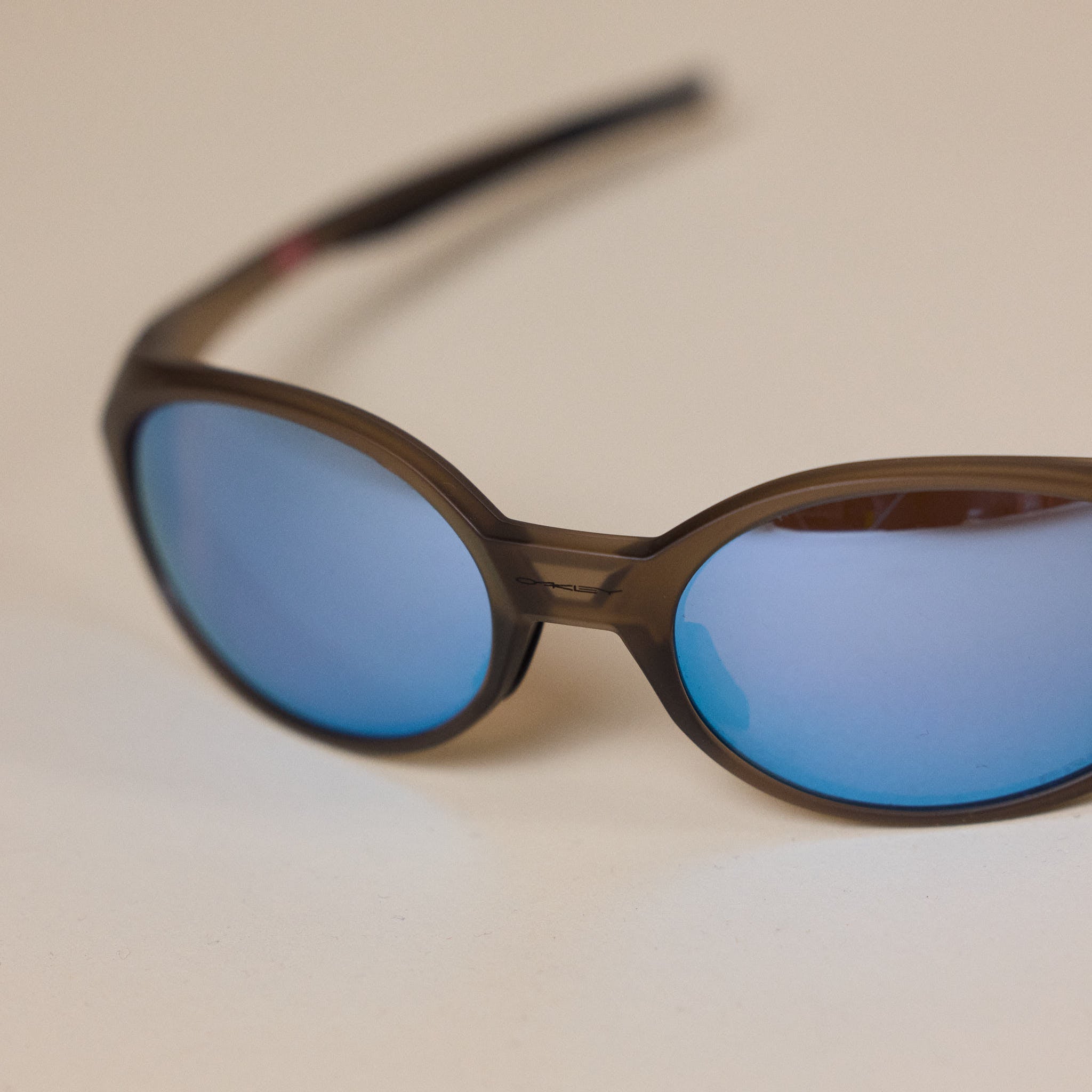 Oakley - "Eye Jacket" Redux Sunglasses - Matte Brown Smoke / Prizm Deep Water Polarized