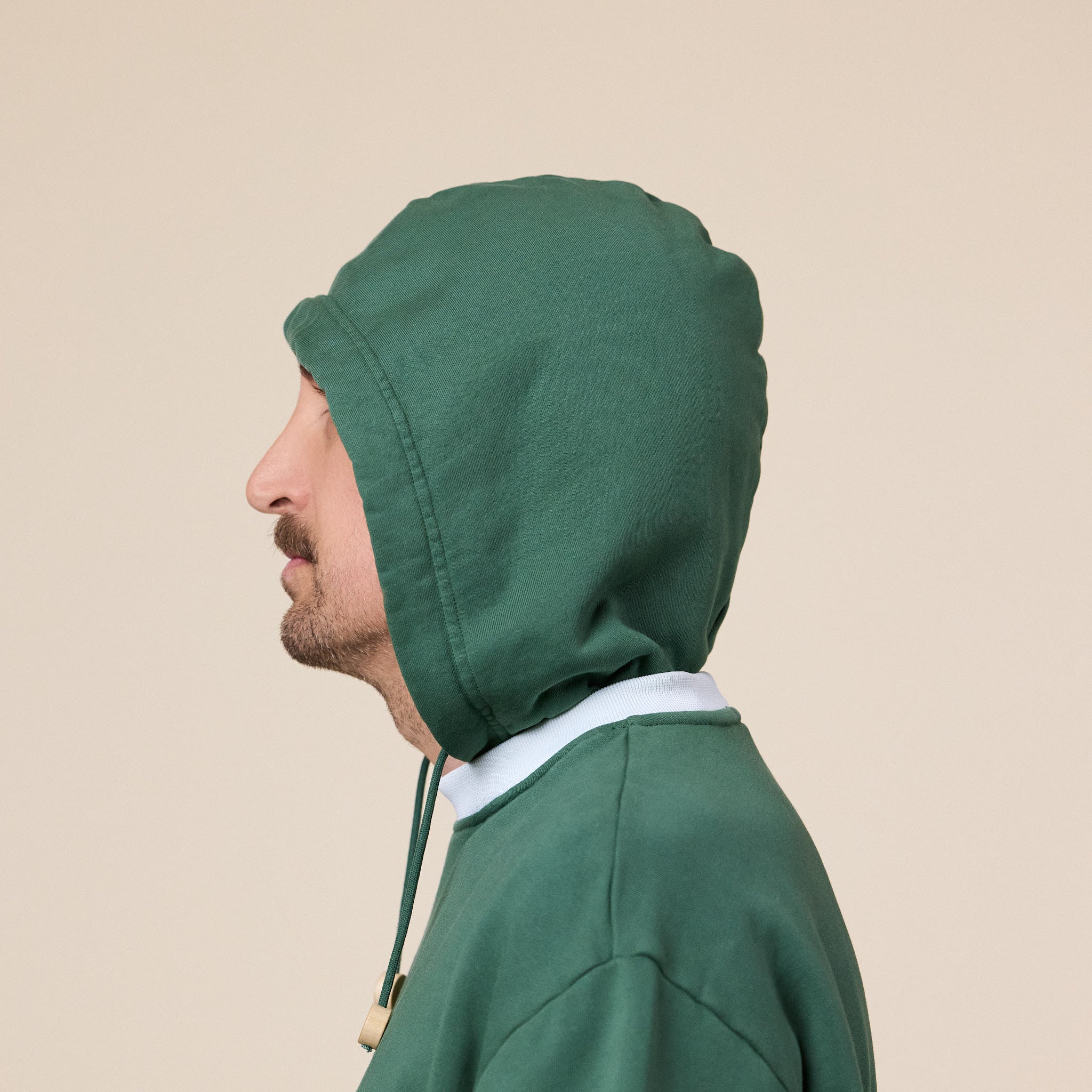 Stone Island Marina - Oversized Hooded Cotton Fleece Sweatshirt - Quartz Green