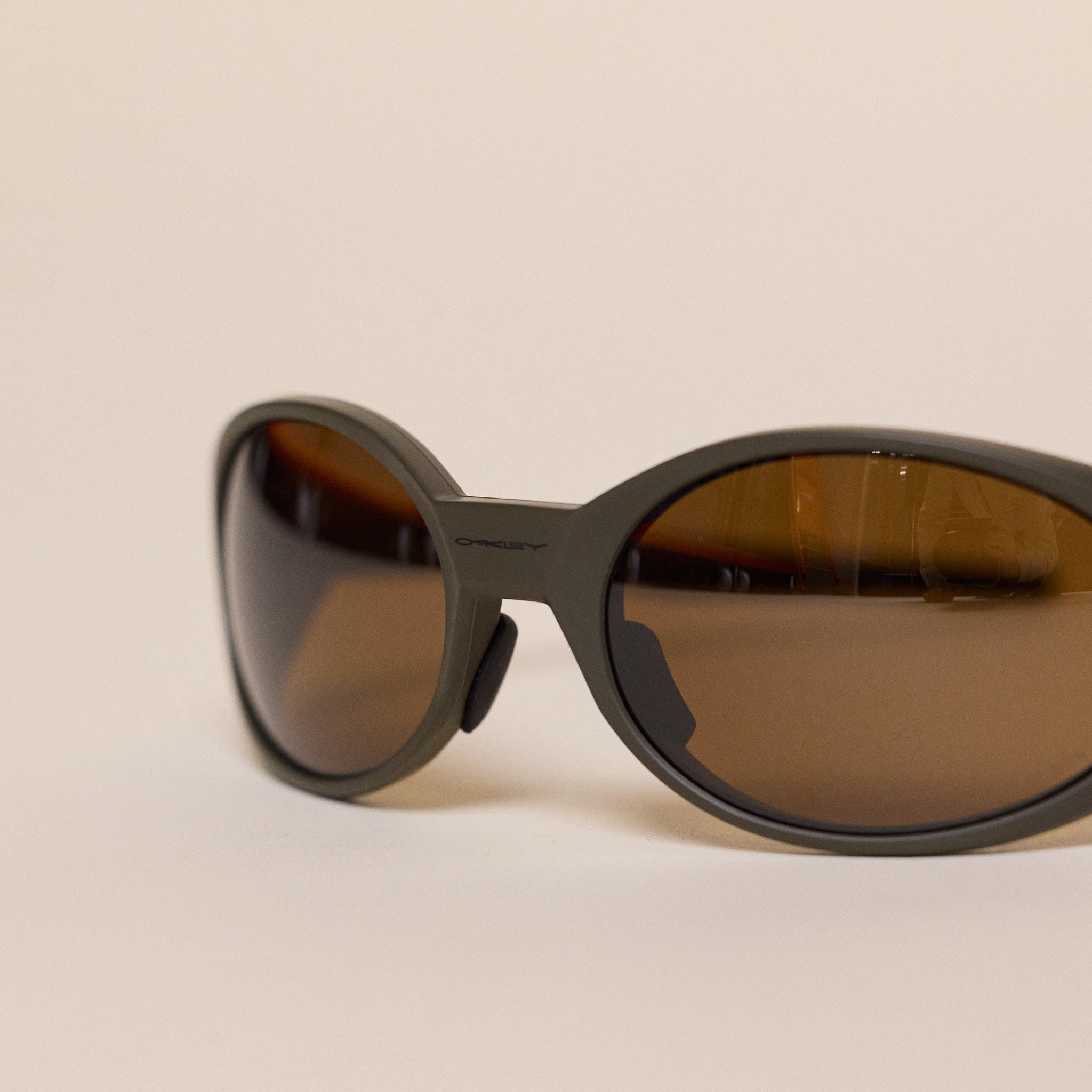Oakley - "Eye Jacket" Redux Sunglasses - Matte Moss / Prizm Tungsten