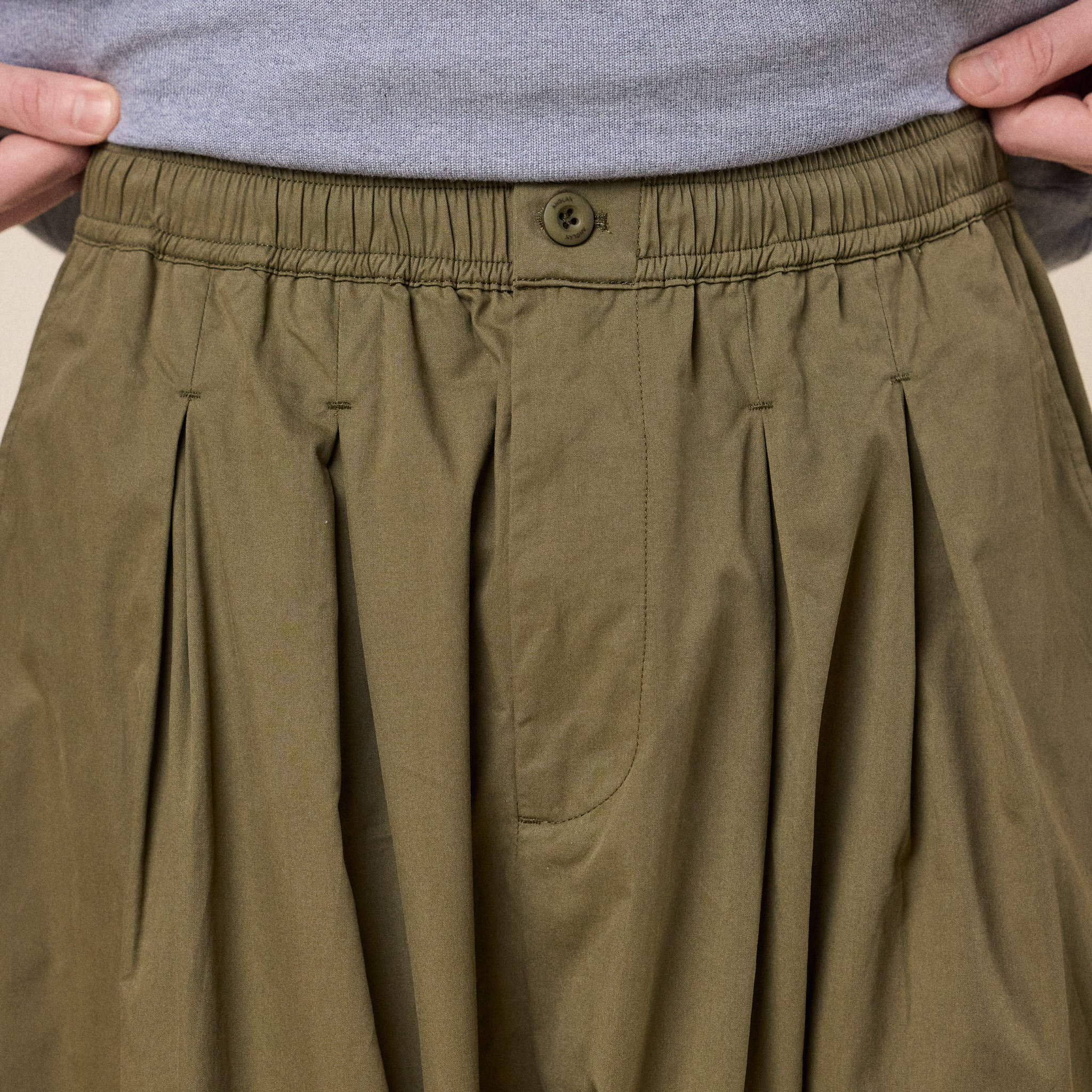 Anglan - Essential Easy Balloon Pants - Khaki