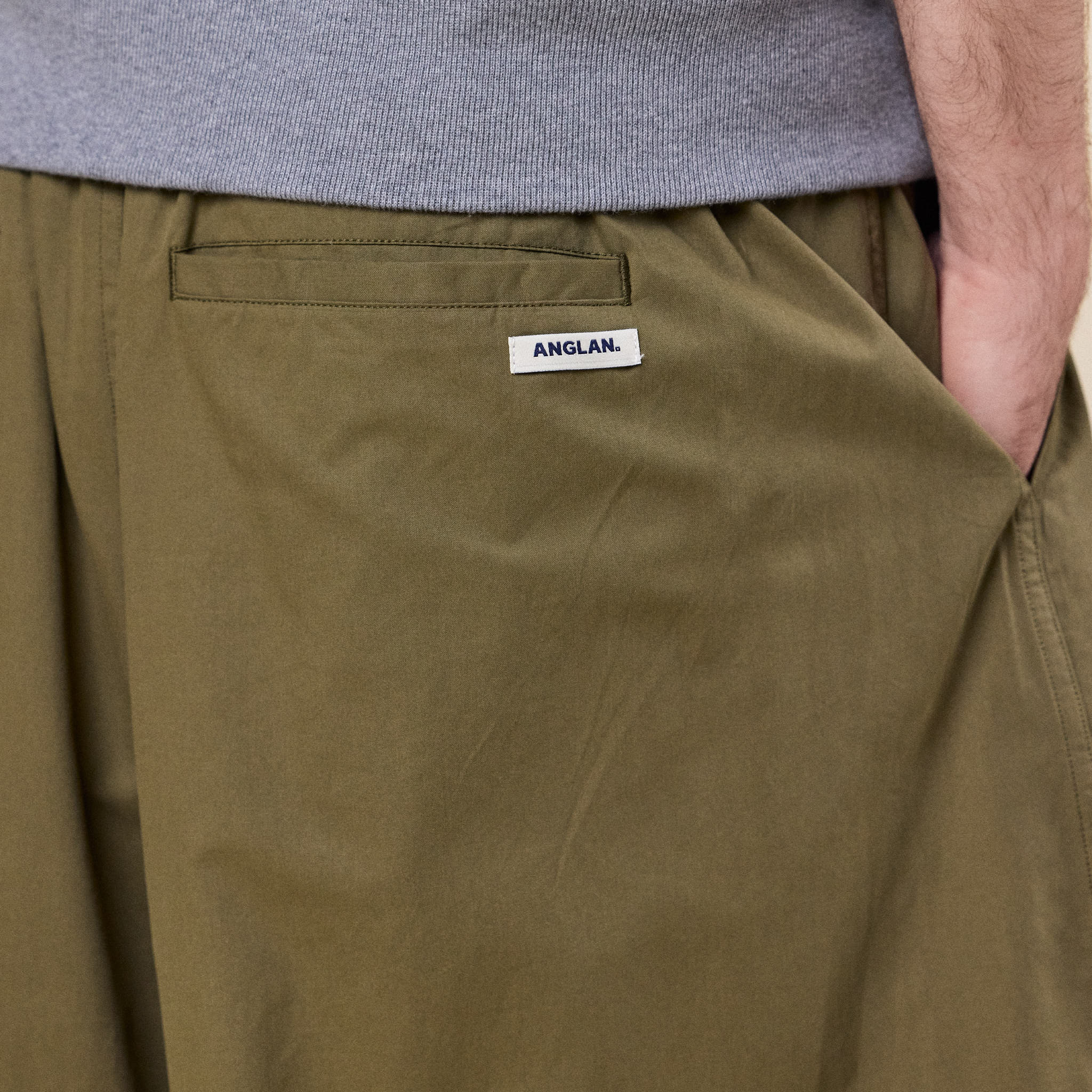 Anglan - Essential Easy Balloon Pants - Khaki