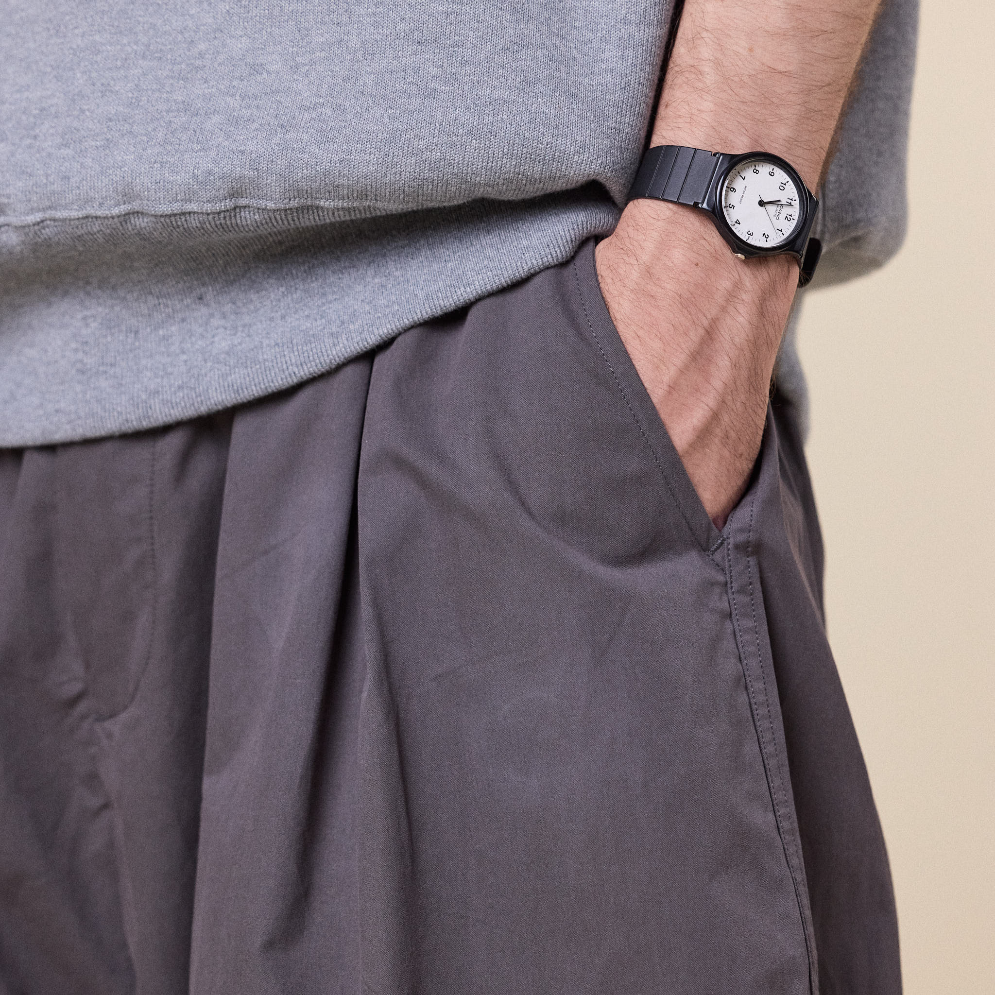 Anglan - Essential Easy Balloon Pants - Grey