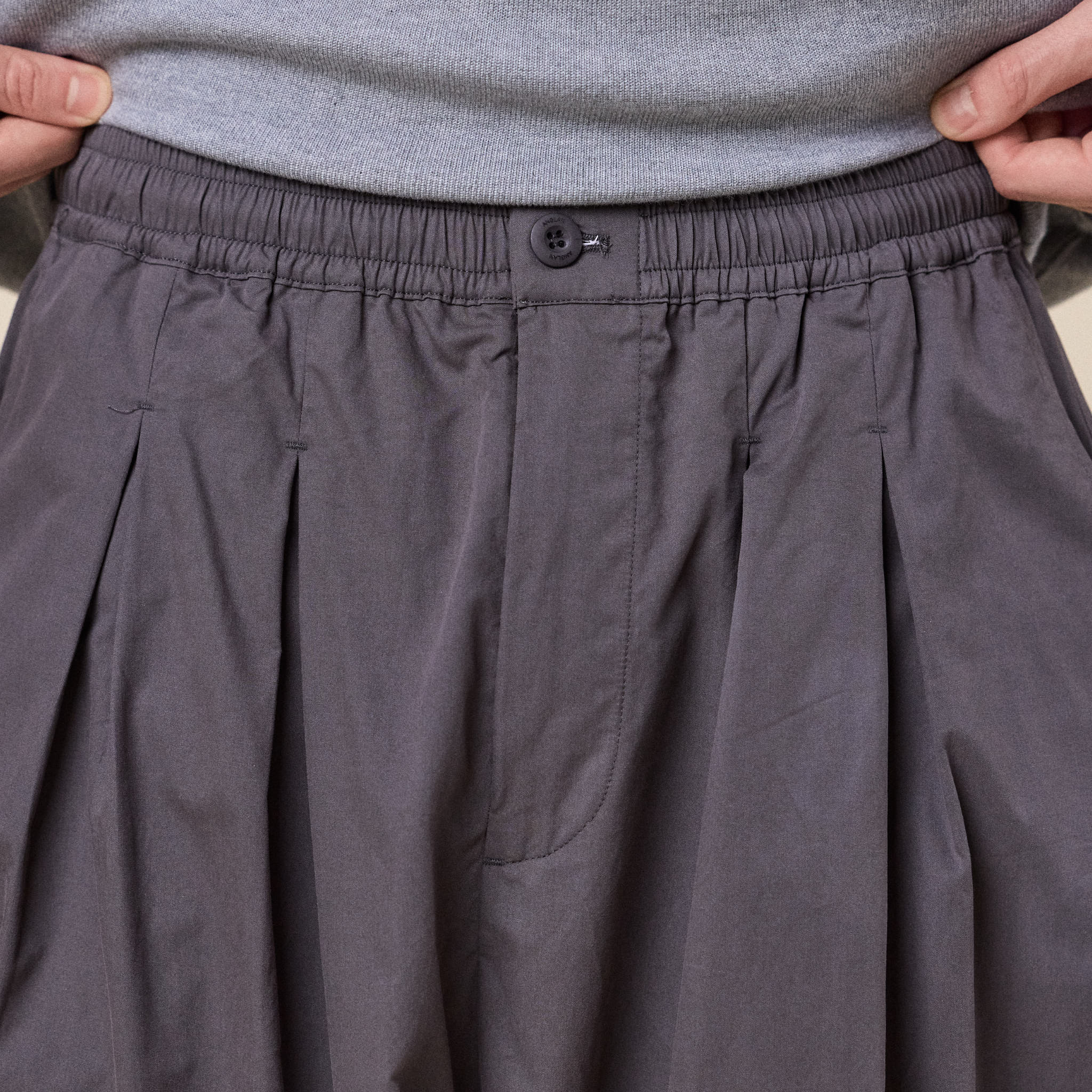 Anglan - Essential Easy Balloon Pants - Grey