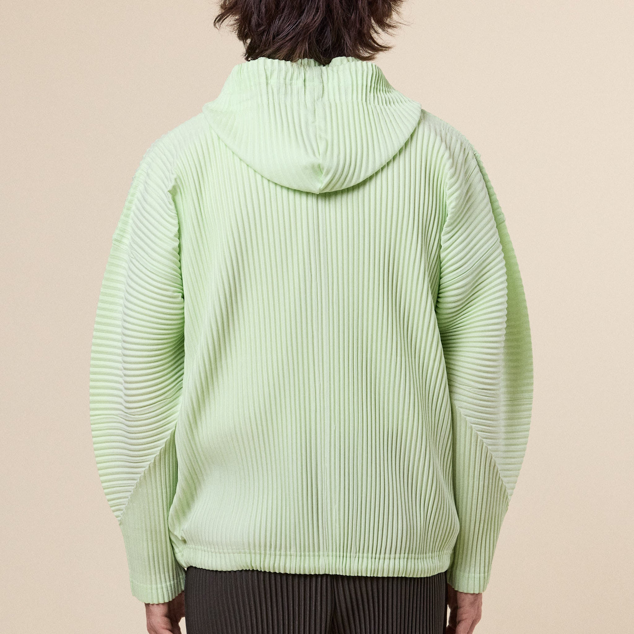 Homme Plissé Issey Miyake - Monthly Colours Hooded Jacket - Shine Green