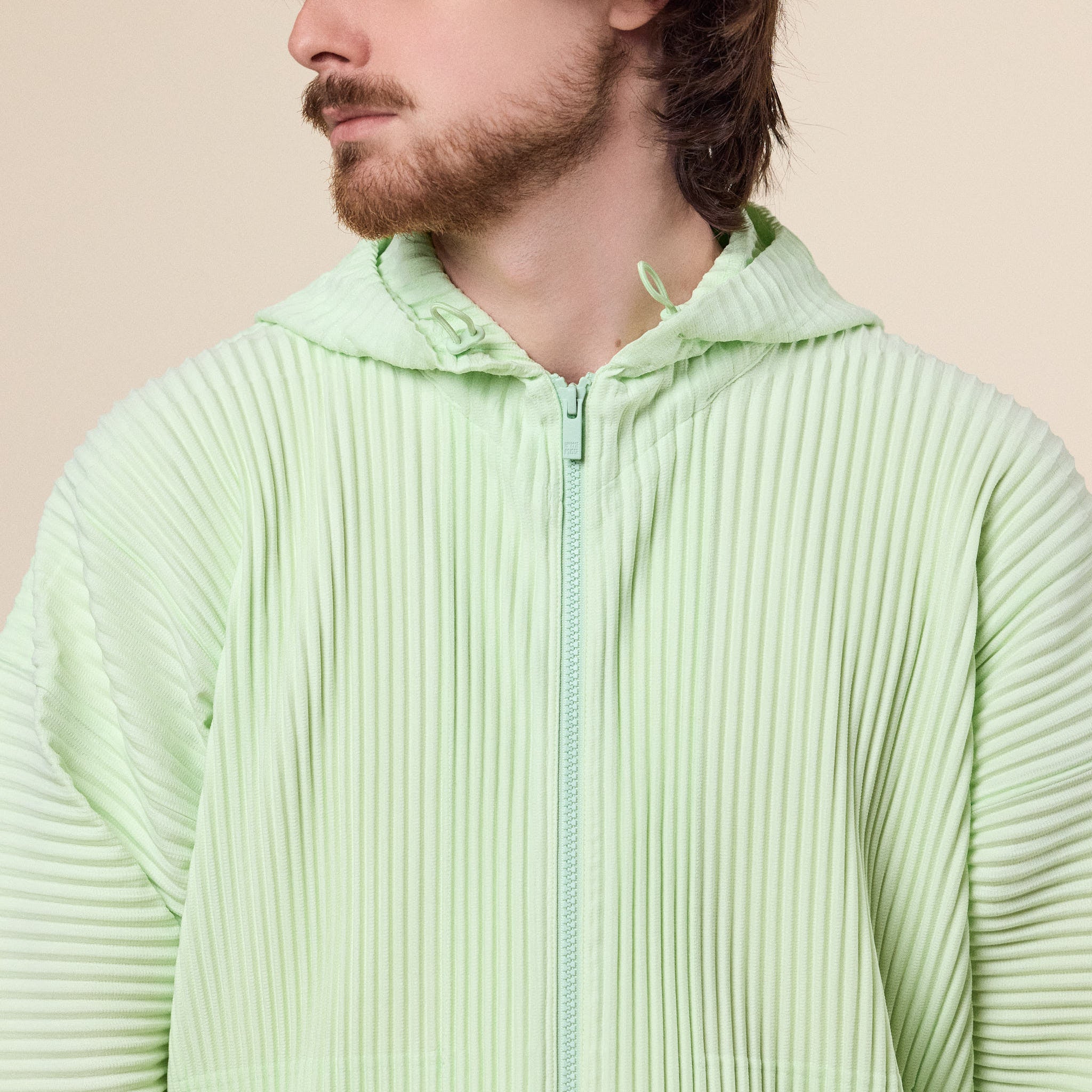 Homme Plissé Issey Miyake - Monthly Colours Hooded Jacket - Shine Green