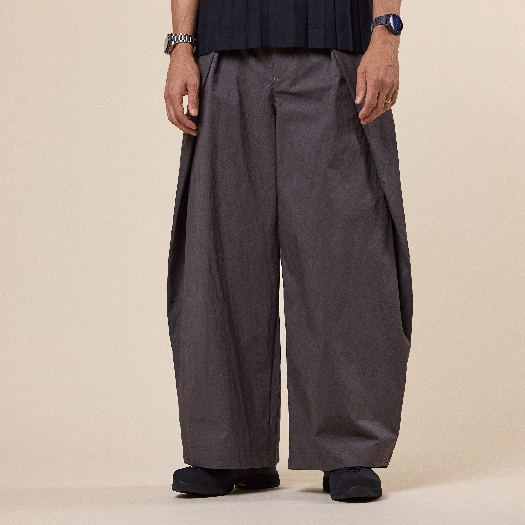 IM Men - Overlap Trousers - Brown