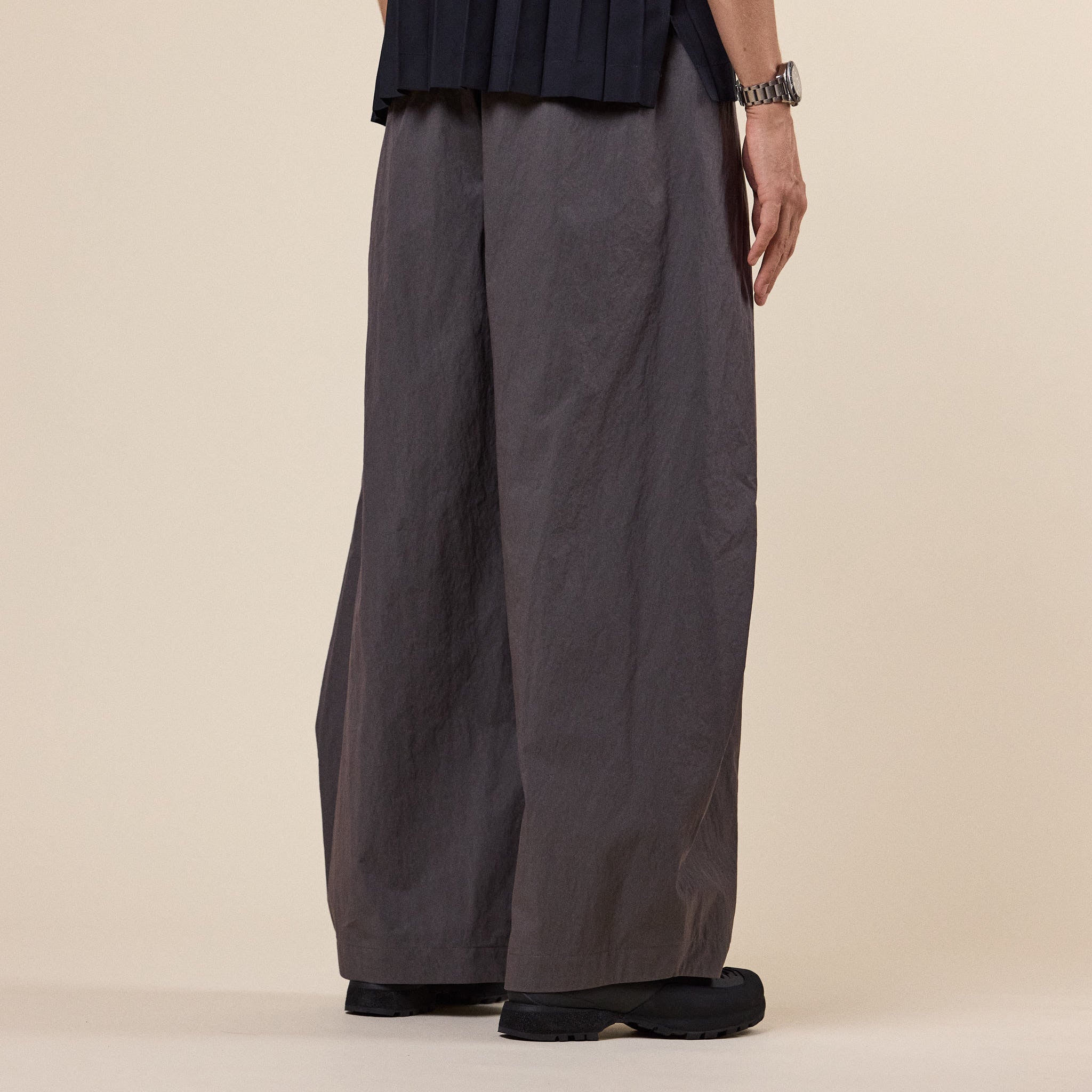 IM Men - Overlap Trousers - Brown
