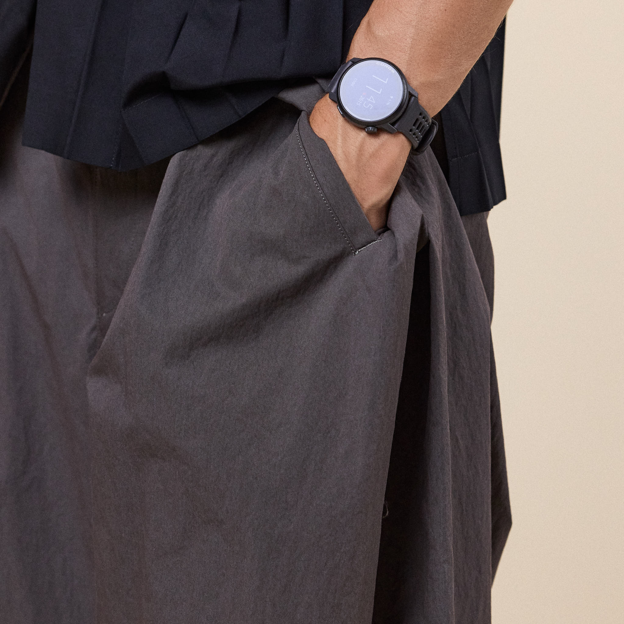 IM Men - Overlap Trousers - Brown