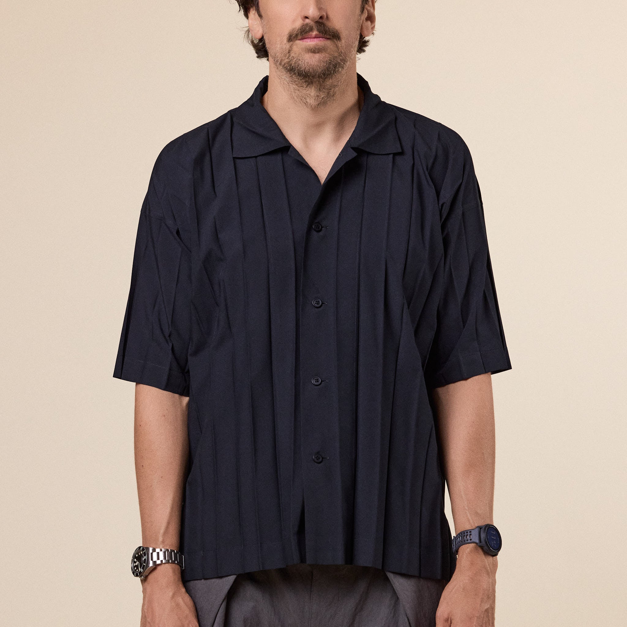 Homme Plissé Issey Miyake - Edge Shirt - Black