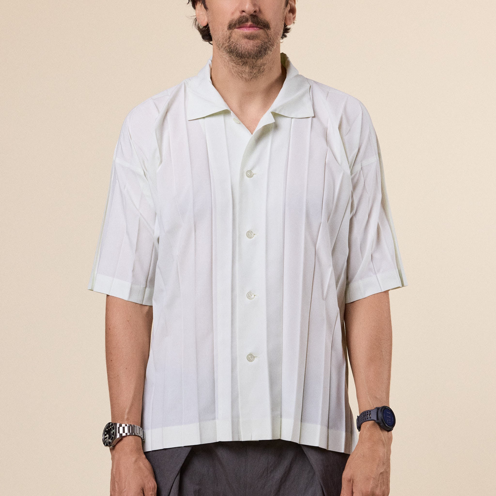 Homme Plissé Issey Miyake - Edge Shirt - White