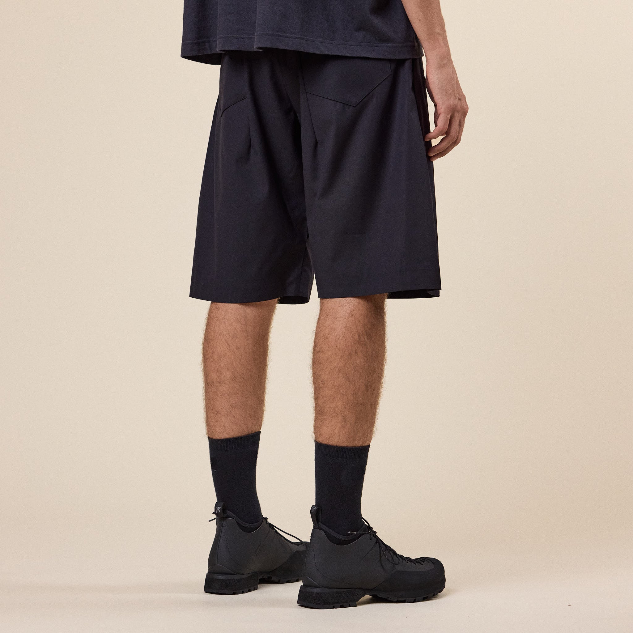 J.L-A.L - Mitre Shorts - Black