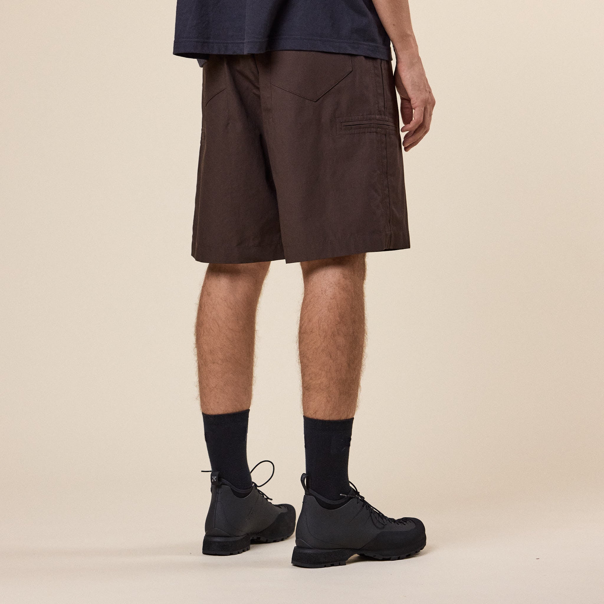 J.L-A.L - Komai Shorts - Brown