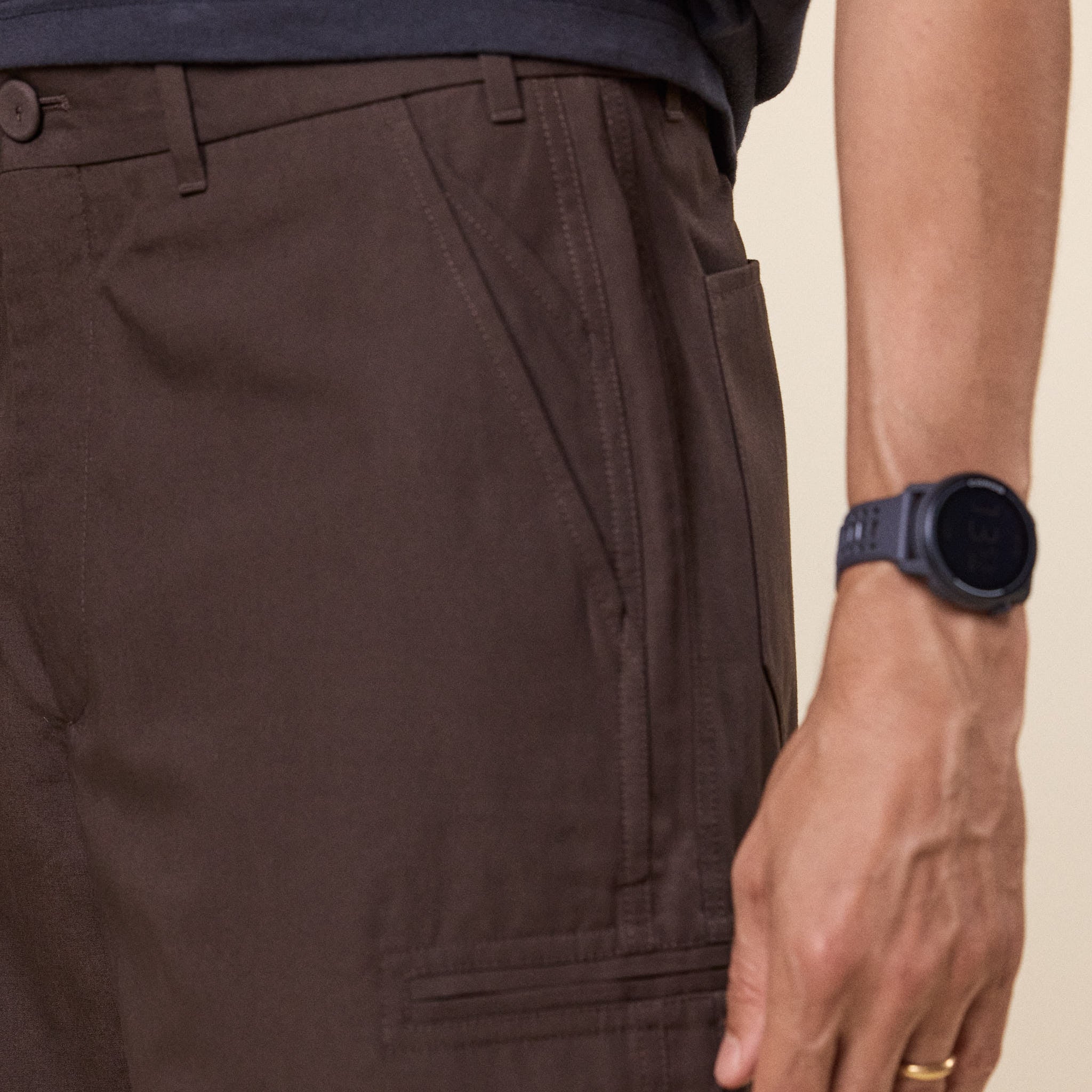 J.L-A.L - Komai Shorts - Brown