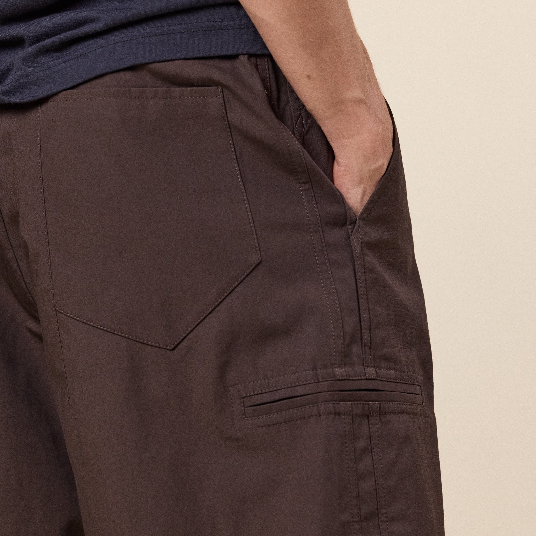 J.L-A.L - Komai Shorts - Brown