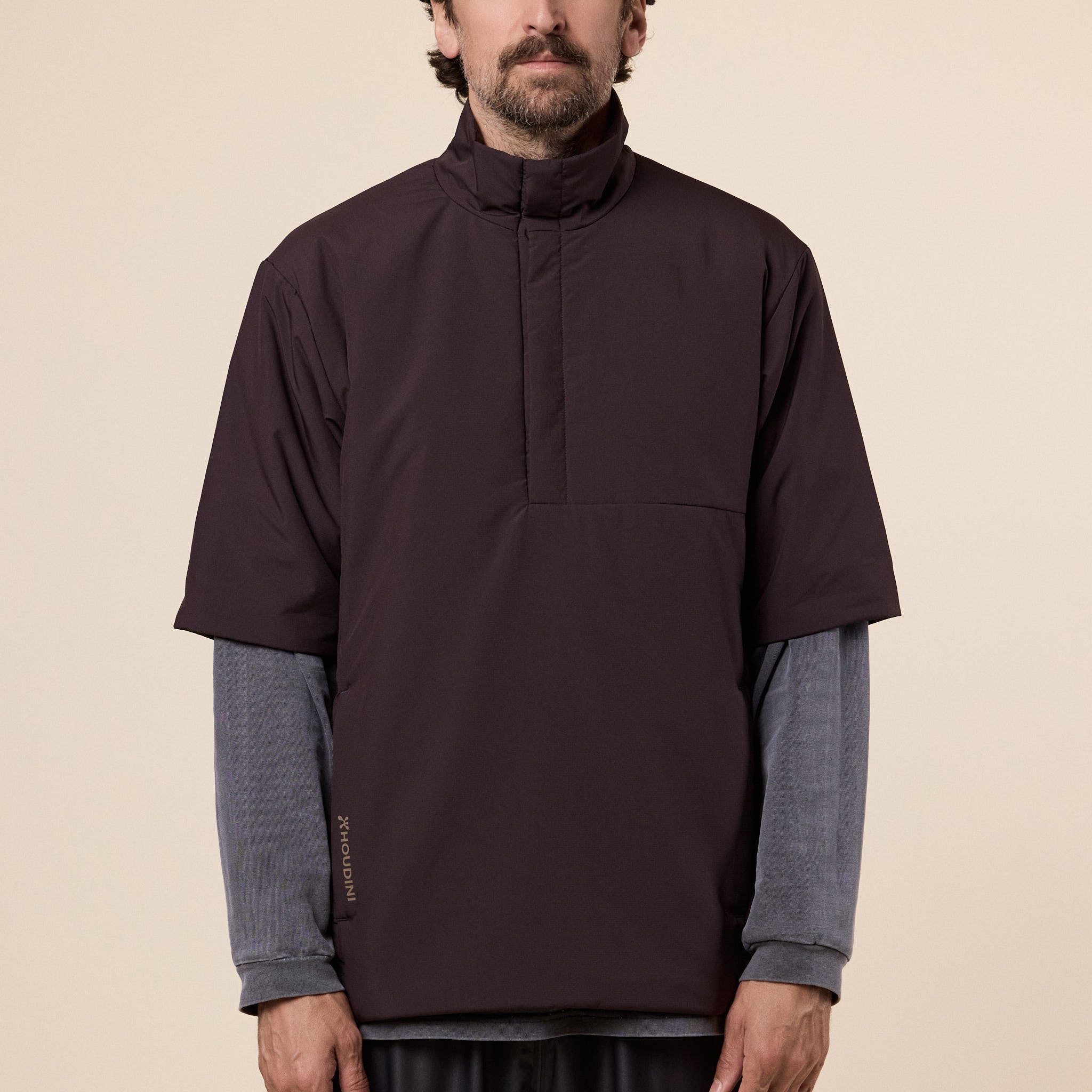 Houdini - M's Enfold Tee - Brown Illusion