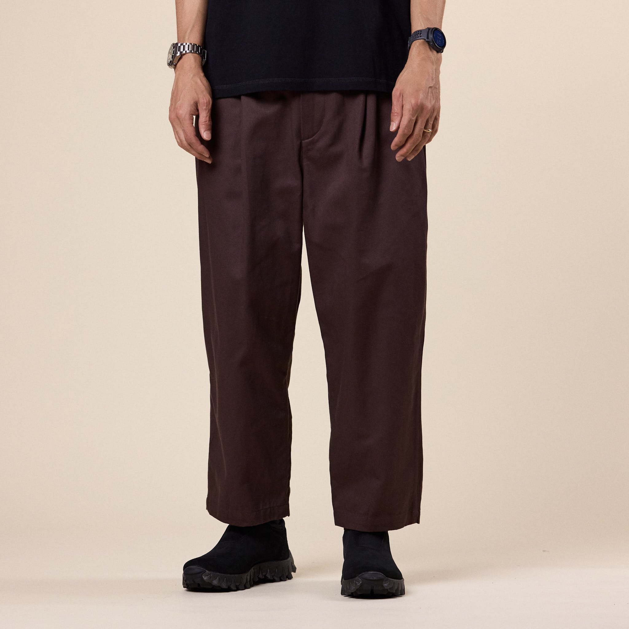 CMF Comfy Outdoor Garment - W Tuck Pants - Dark Brown