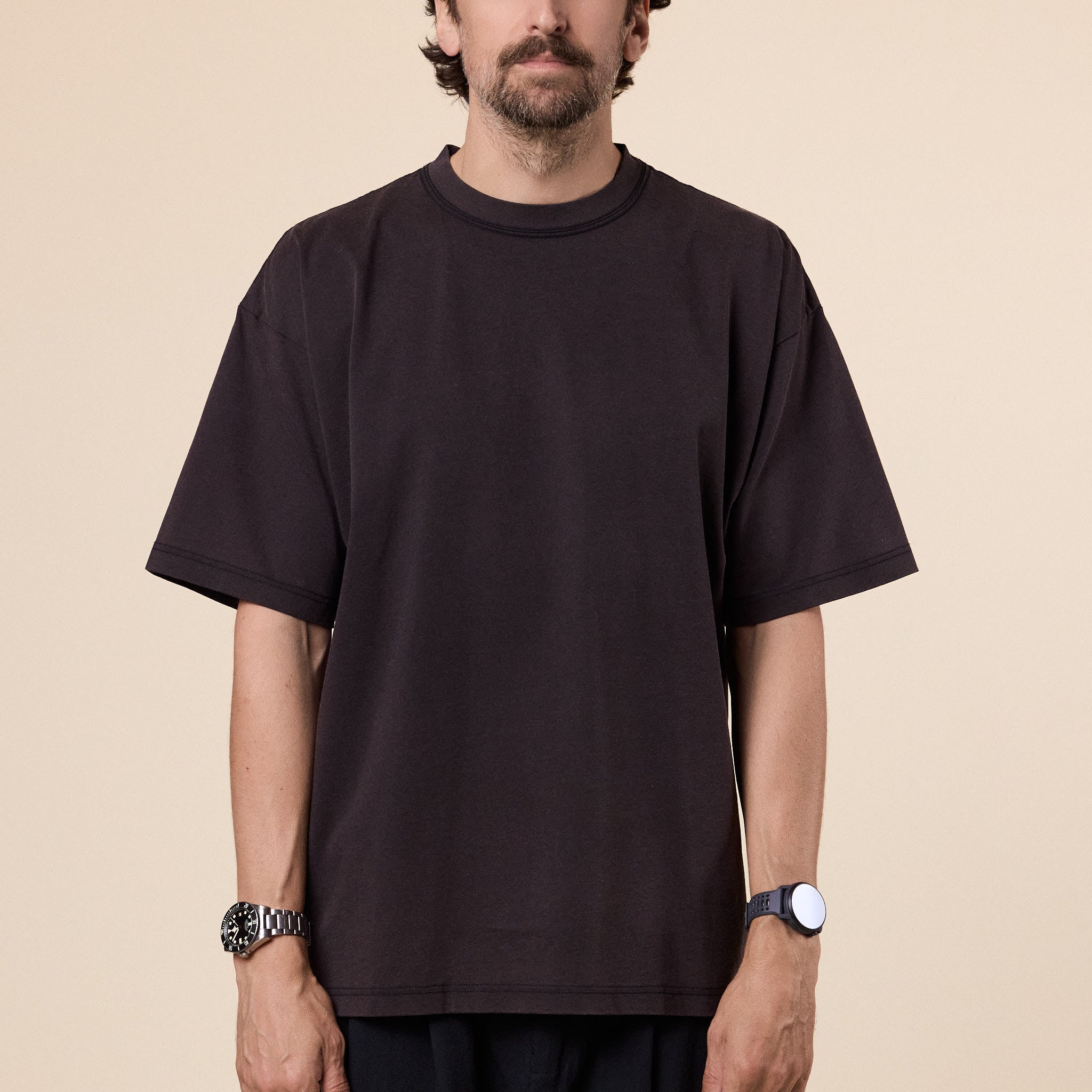 Meanswhile - Frosted T-shirt - Fade Black
