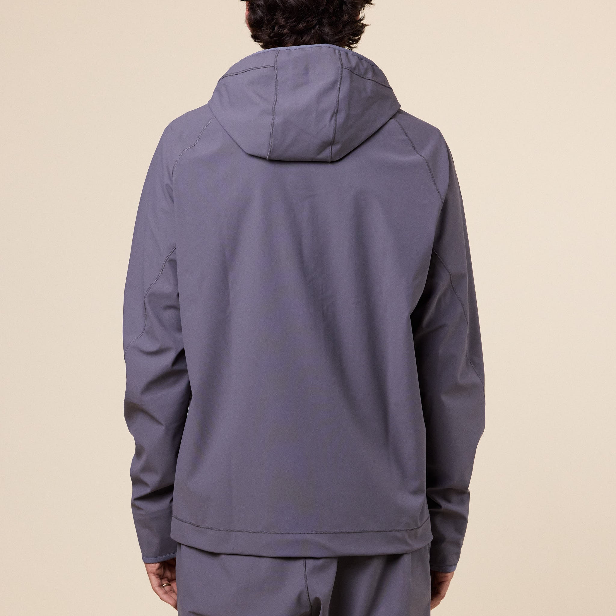 Stone Island Stellina - Technical Stretch Jersey Zip-up Hooded Sweatshirt - Storm Grey