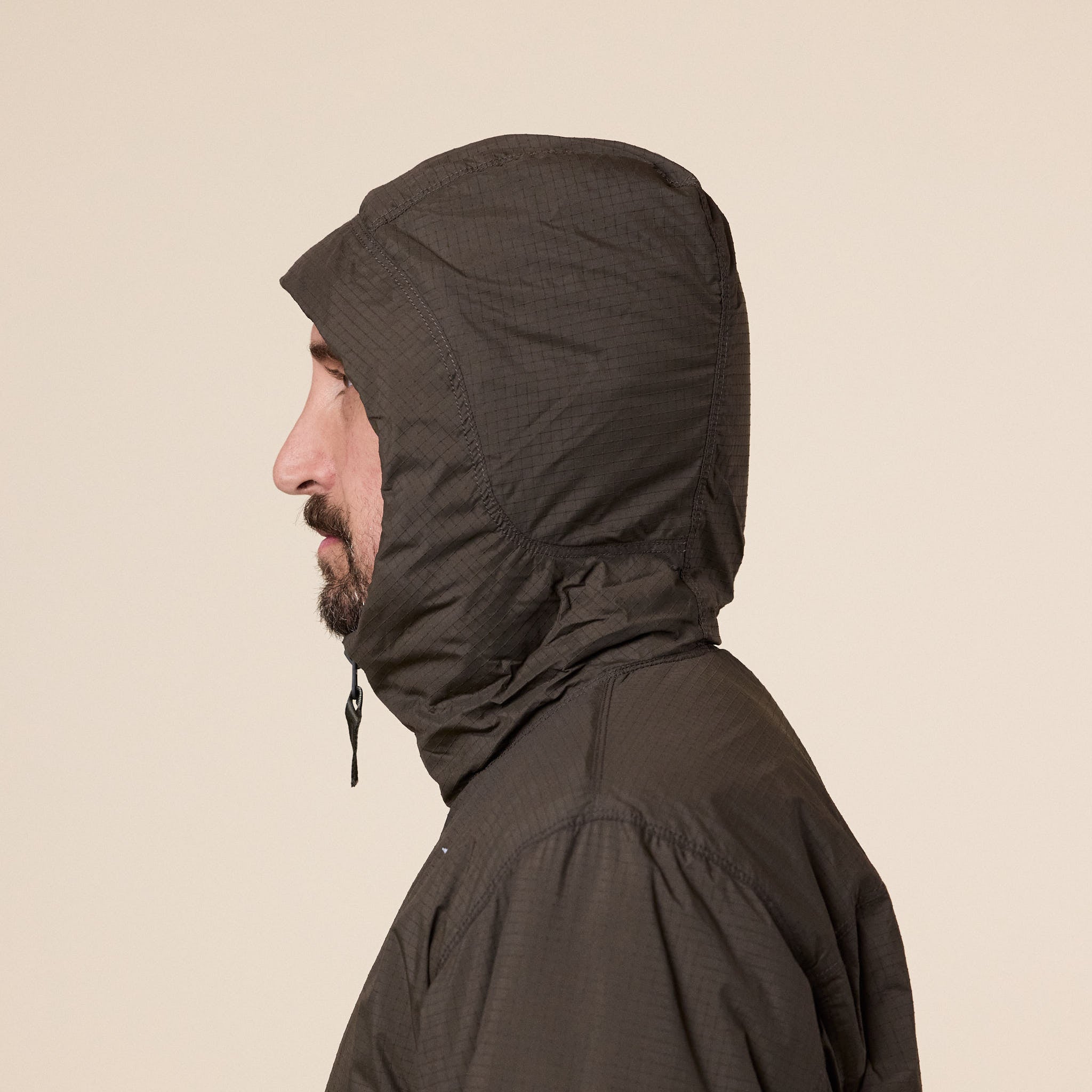 Stone Island Stellina - Soft Nylon Ripstop Padded Hooded Jacket - Walnut Brown